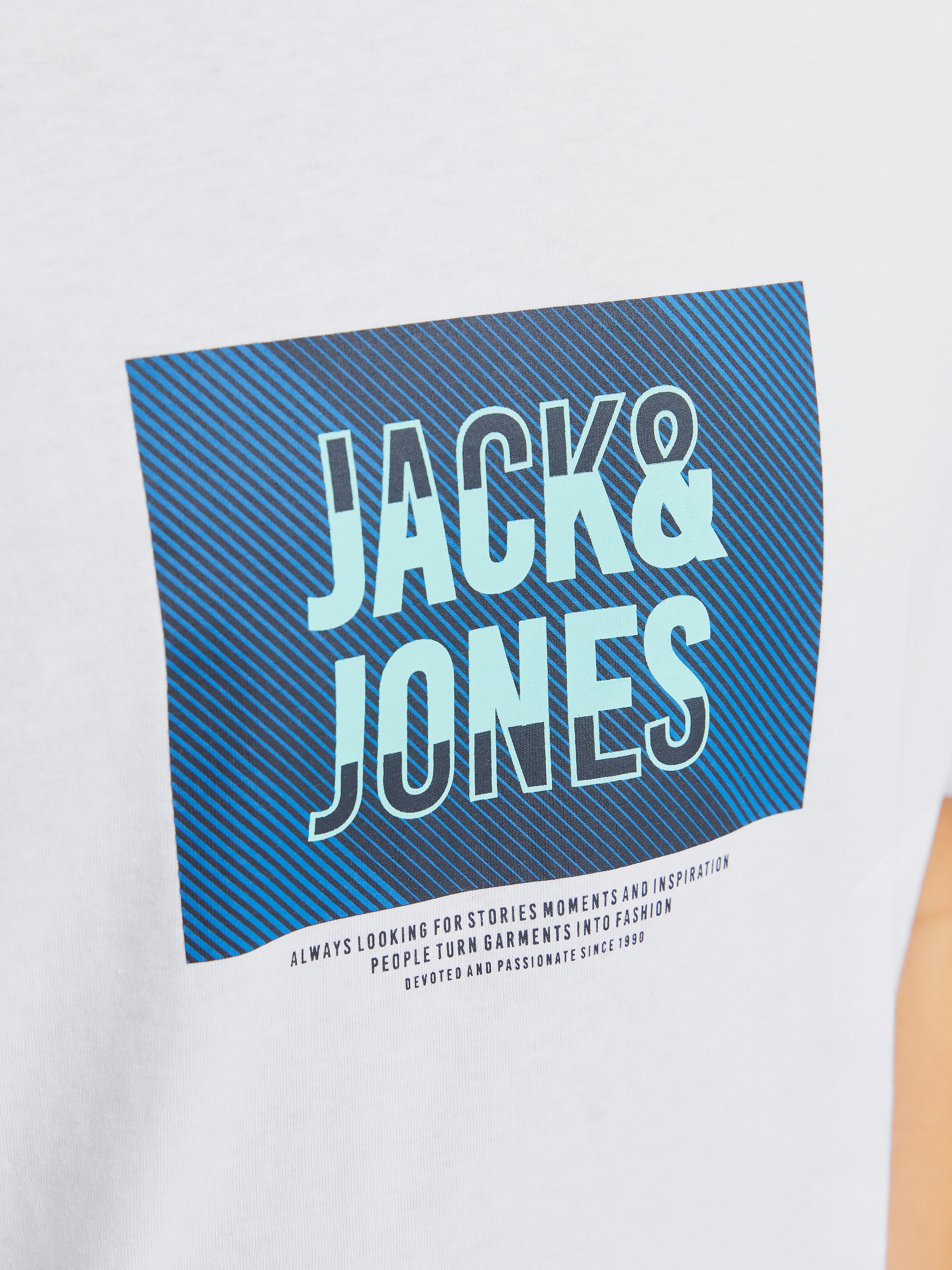 Jack & Jones Print-Shirt »JJHUDSON – Print-Shirt mit Rundhals und Loose Fit«, bedruckt, modisch, loose fit, Jersey