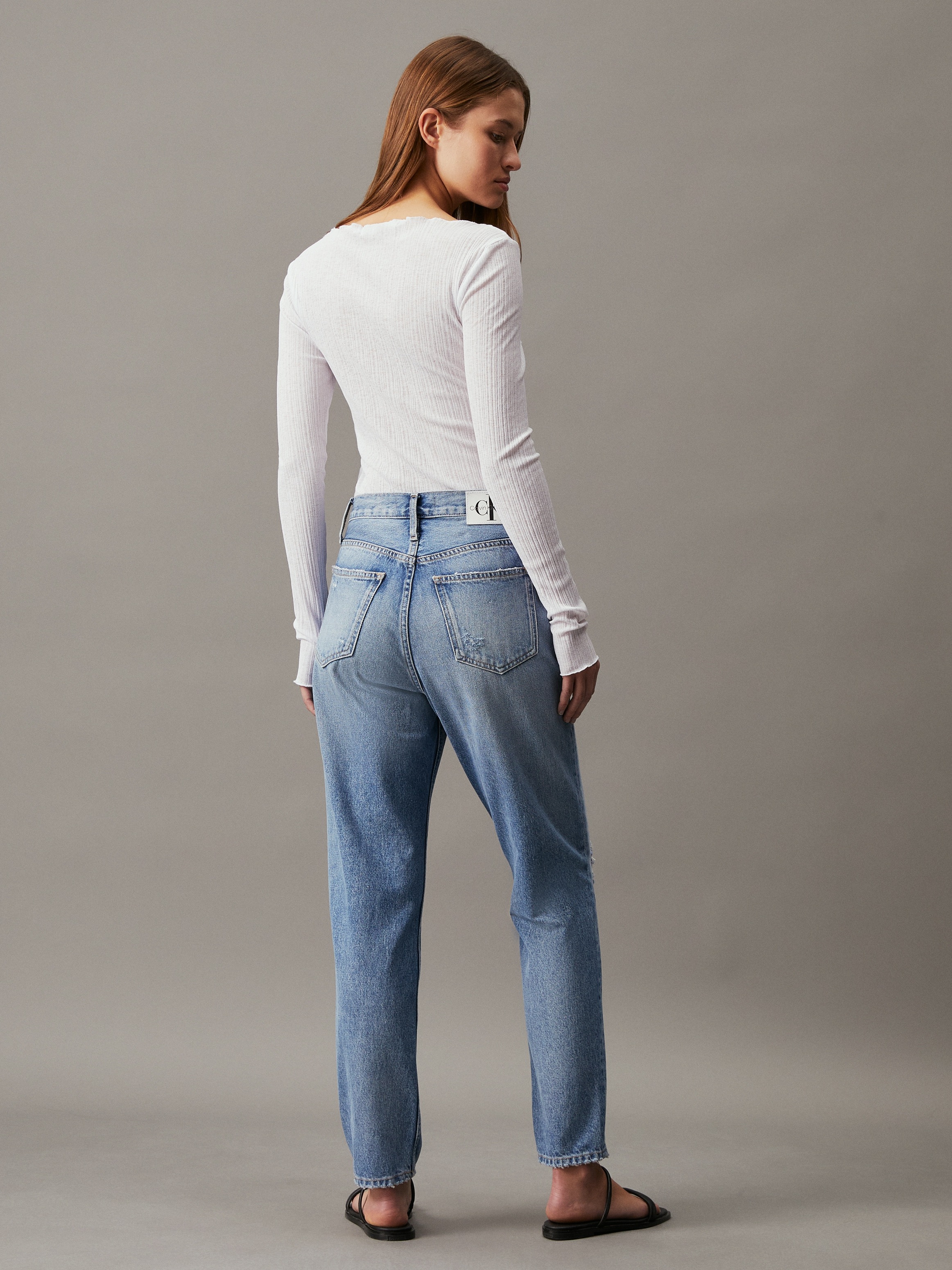 Calvin Klein Jeans Mom-Jeans »MOM JEAN«, im 5-Pocket-Style