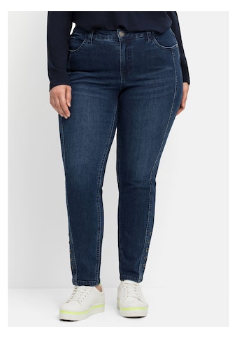 Sheego Stretch-Jeans »Jeans«, mit Zierösen, in Five-Pocket-Form kaufen
