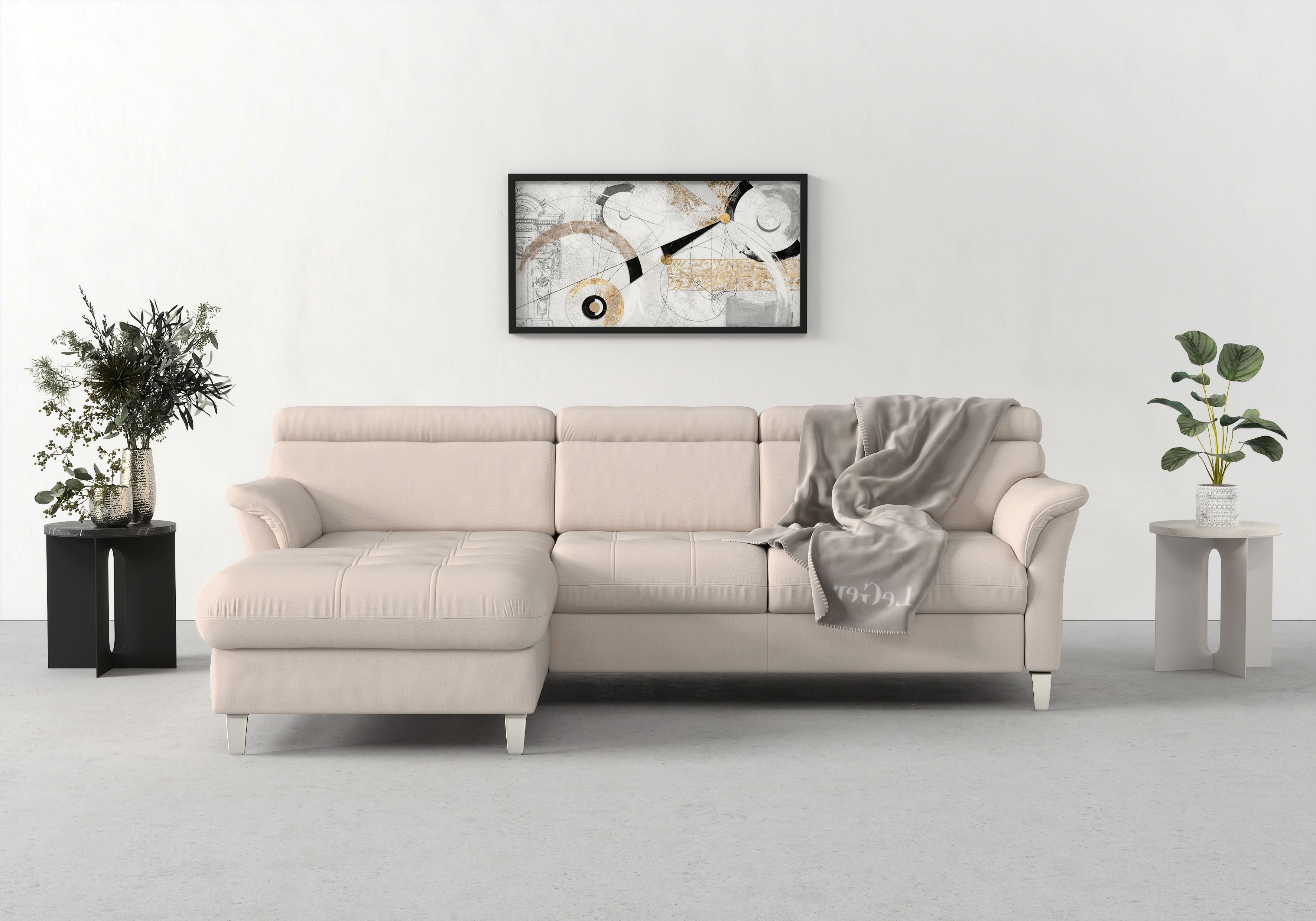 Thumbnail - sit&more Ecksofa "Marano L-Form", inklusive Kopfteilverstellung, wahlweise mit Bettfunktion, Bettkasten