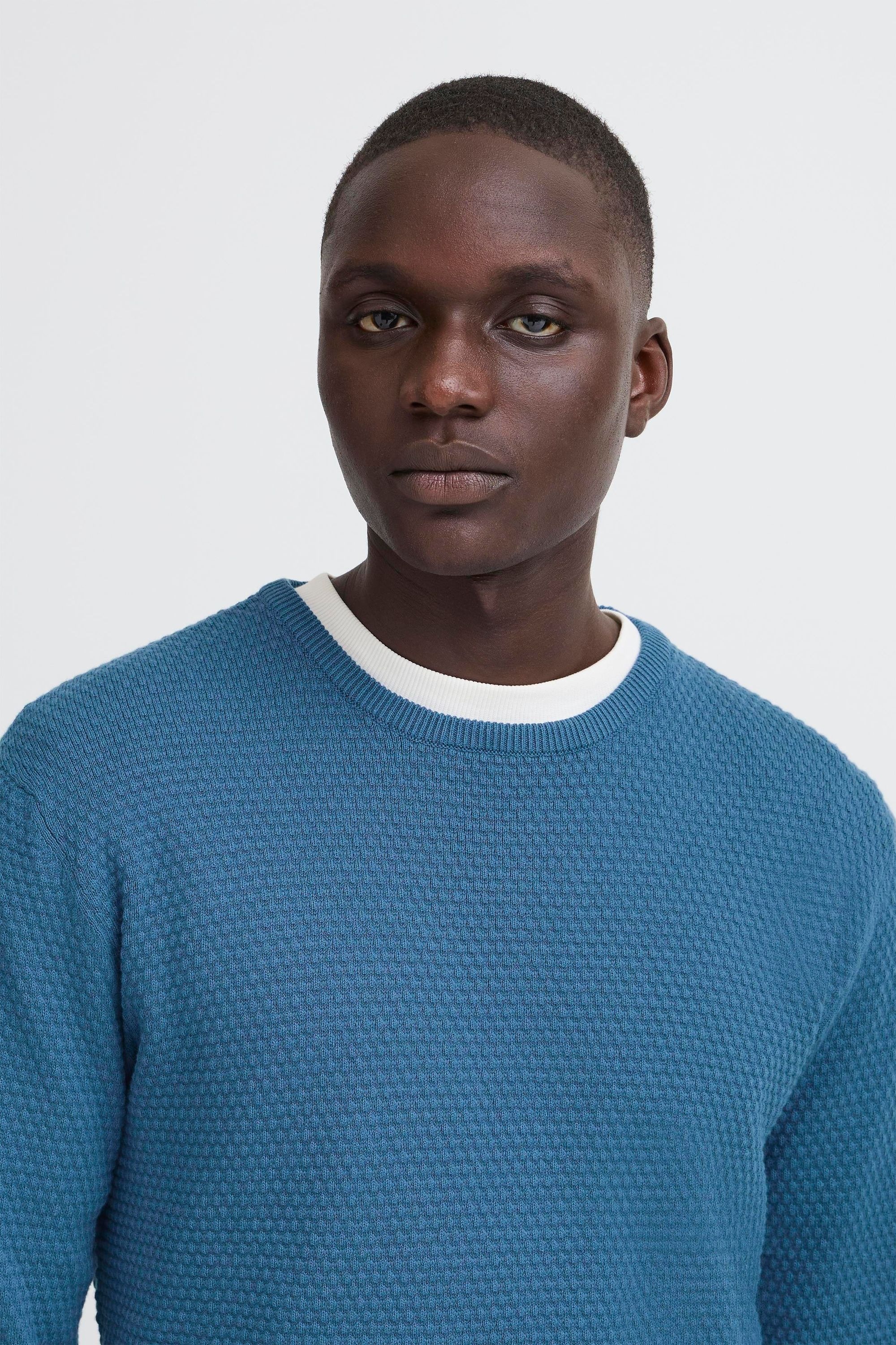 Blend Strickfleece-Pullover »Strickpullover BHREDHILL CREW NECK KNIT NOOS«
