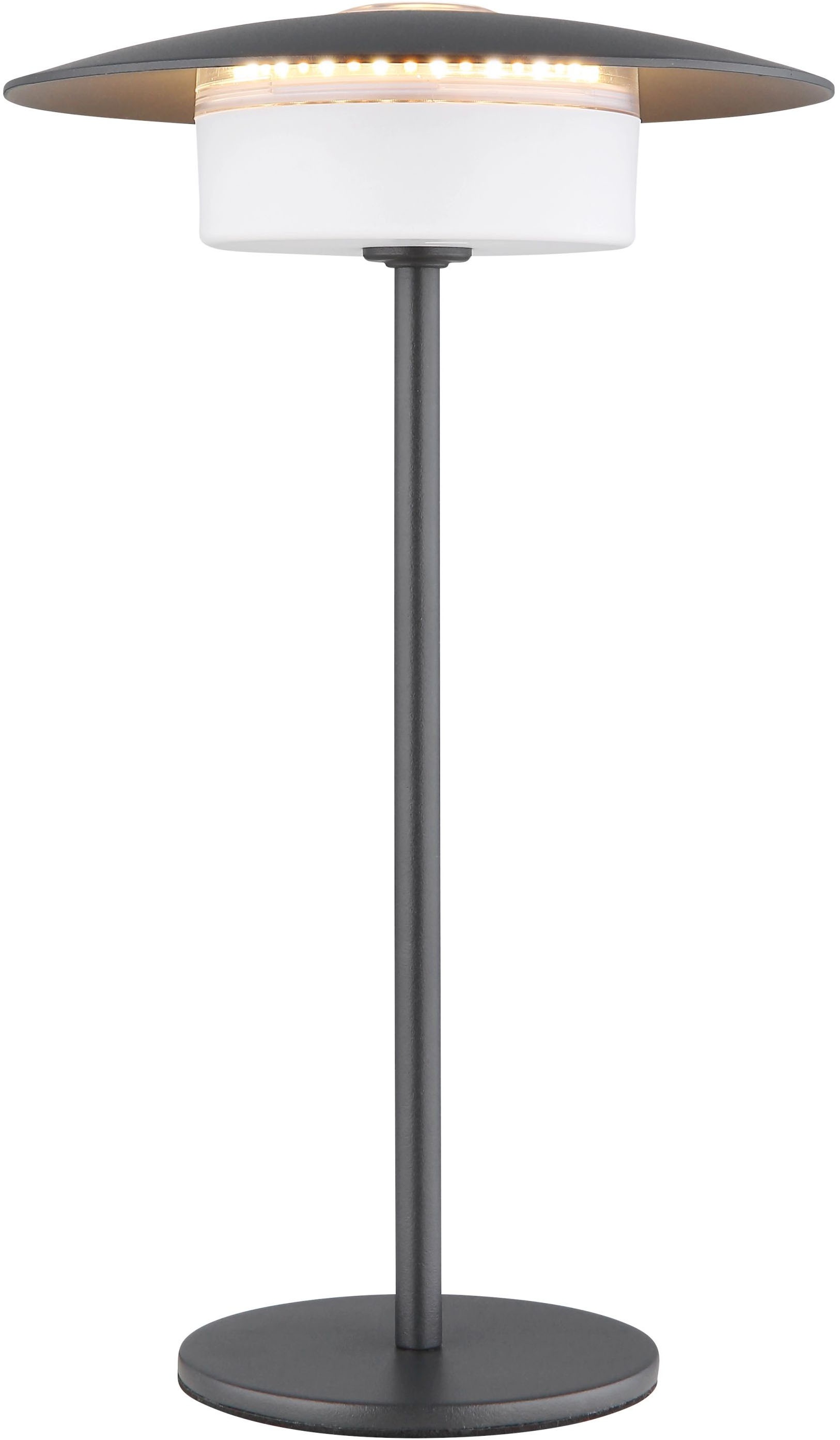 GLOBO LIGHTING LED Tischleuchte »KYLER«, 1 flammig, Leuchtmittel LED-Modul | LED fest integriert, Akku Tisch- und Wandleuchte, Touchdimmer, Lichttemperaturwechsel