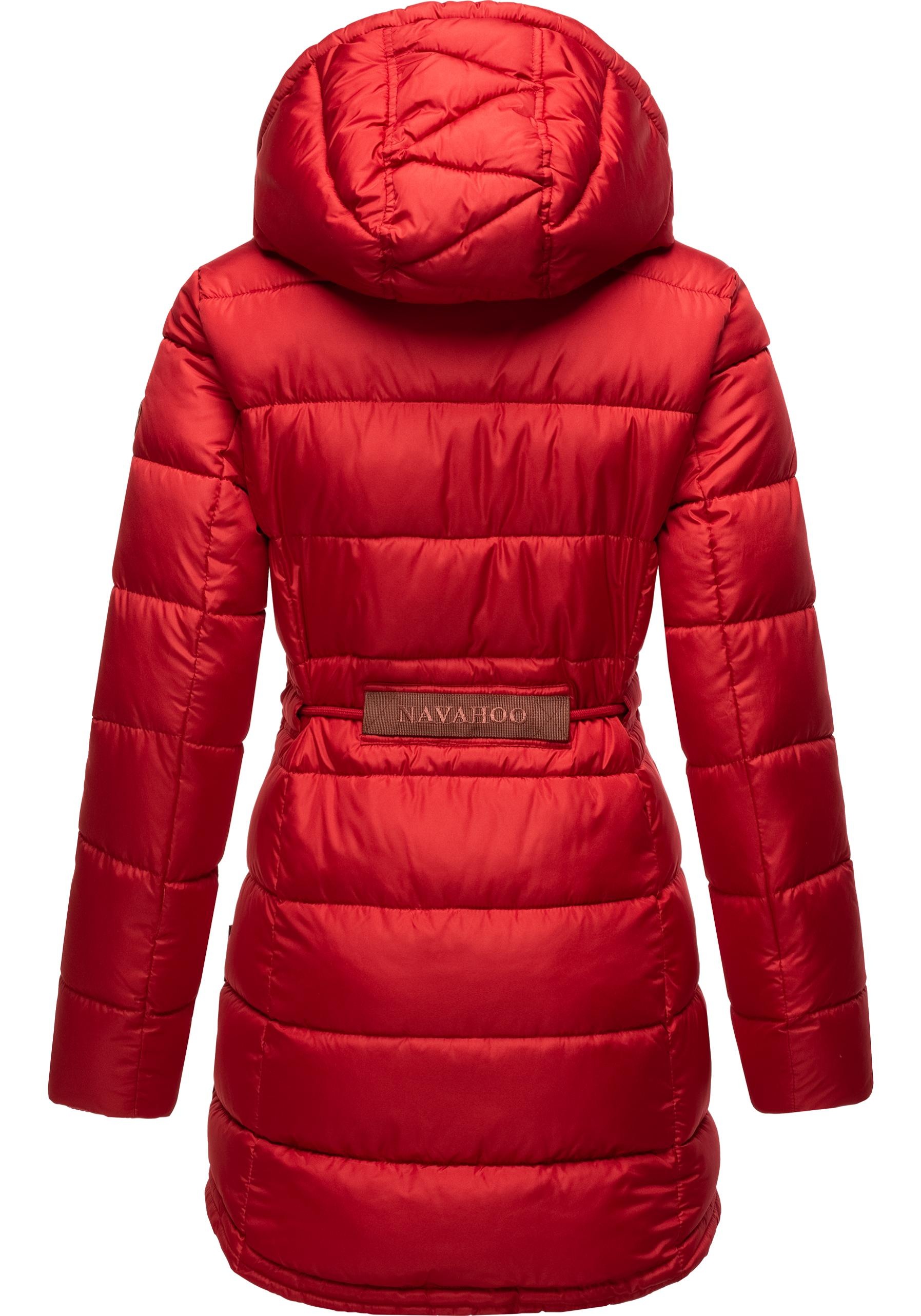 Navahoo Steppmantel »Daliee«, Stylischer Winterparka mit abnehmbarer Kapuze