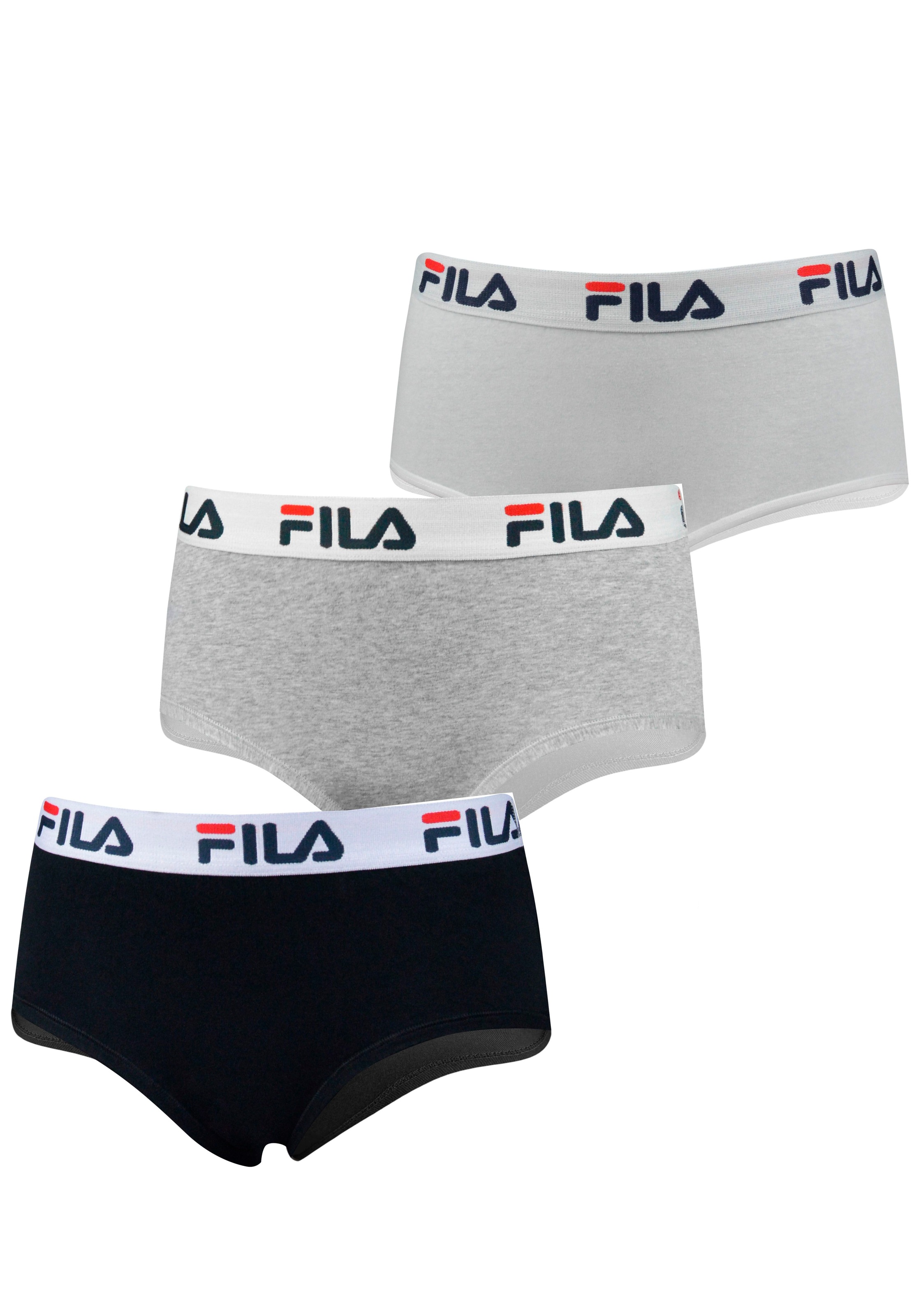 Fila Retro Pants "WOMAN CULOTTE" 3er Pack, elastischer Logobund günstig online kaufen