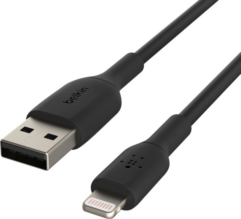 Belkin Smartphone-Kabel »Lightning Lade/Sync Kabel PVC mfi zertifiziert 15 cm«, USB Typ A, Lightning, 15 cm