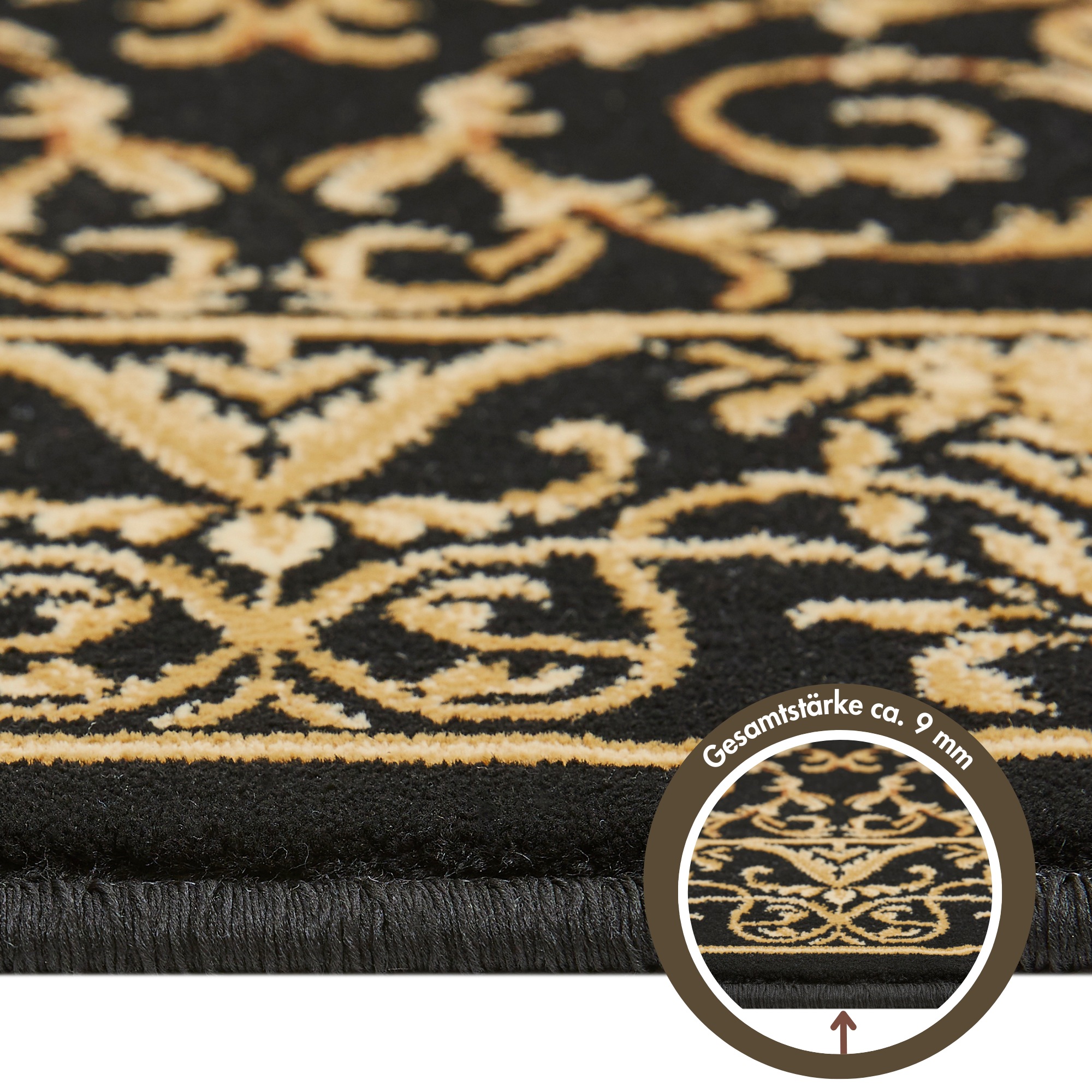 LUXOR living Teppich »Kendra«, rechteckig, 9 mm Höhe, Orient-Optik, Wohnzimmer