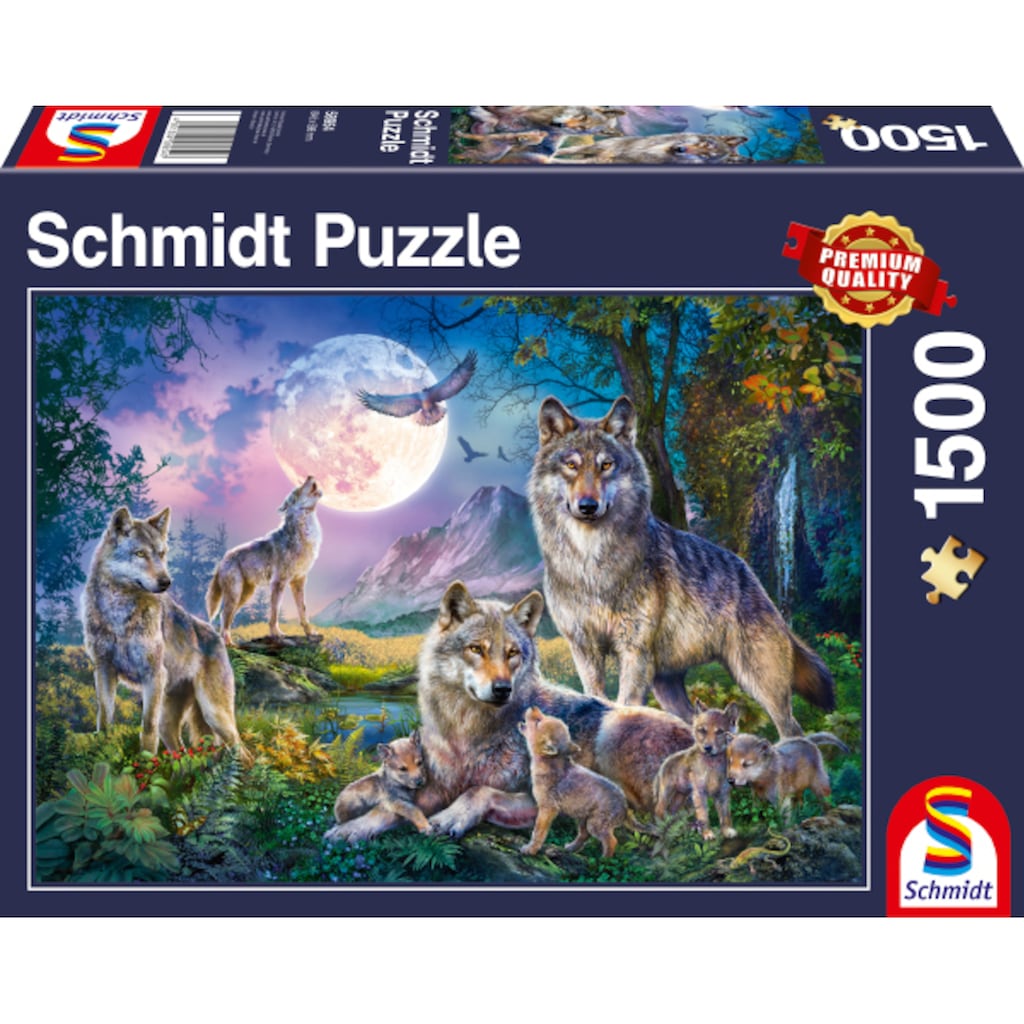 Schmidt Spiele Puzzle »Wölfe«, Made in Europe