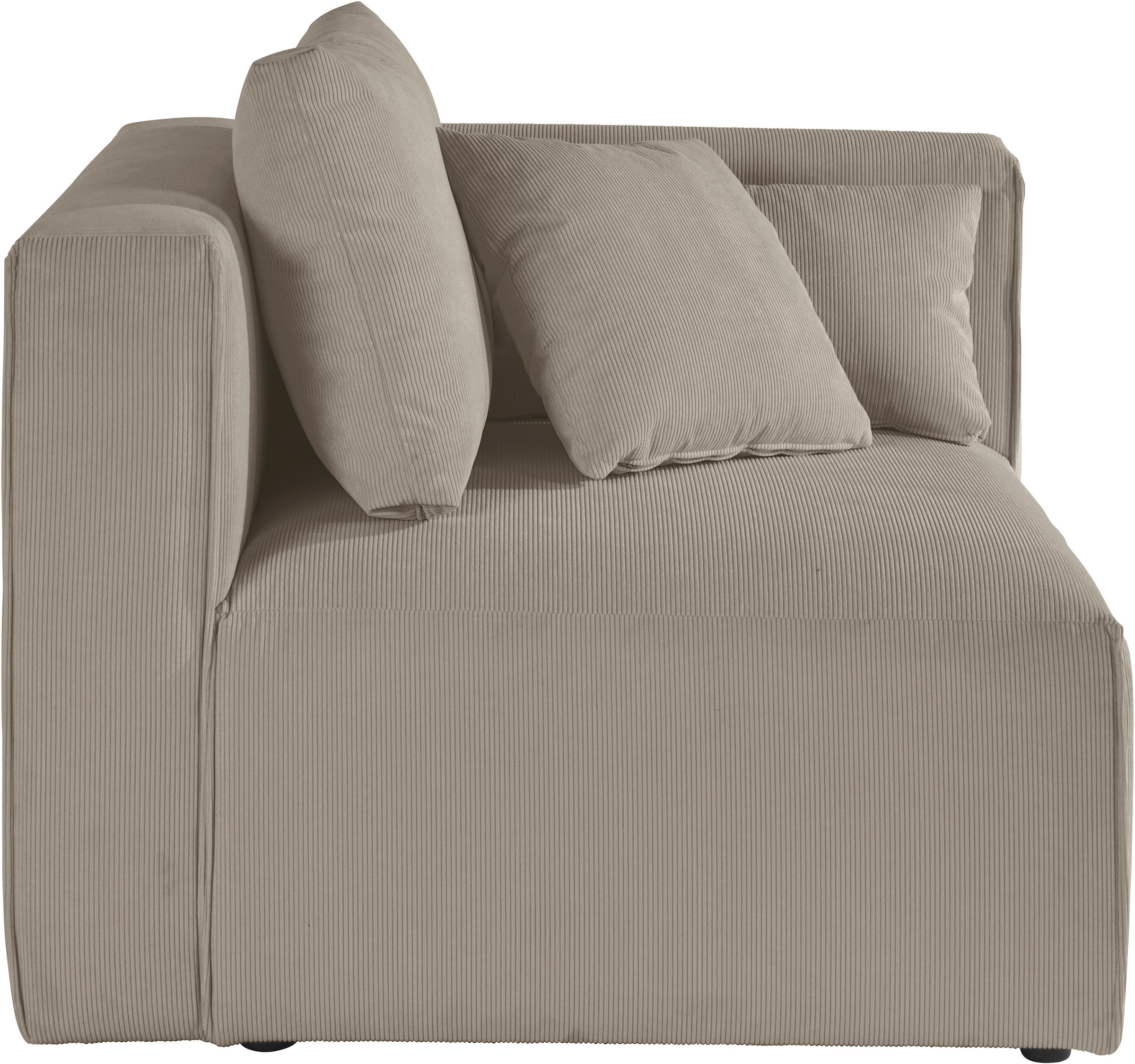 Home affaire Sofa-Eckelement "Comfine", Modul-Ecke zur indiviuellen Zusamme günstig online kaufen