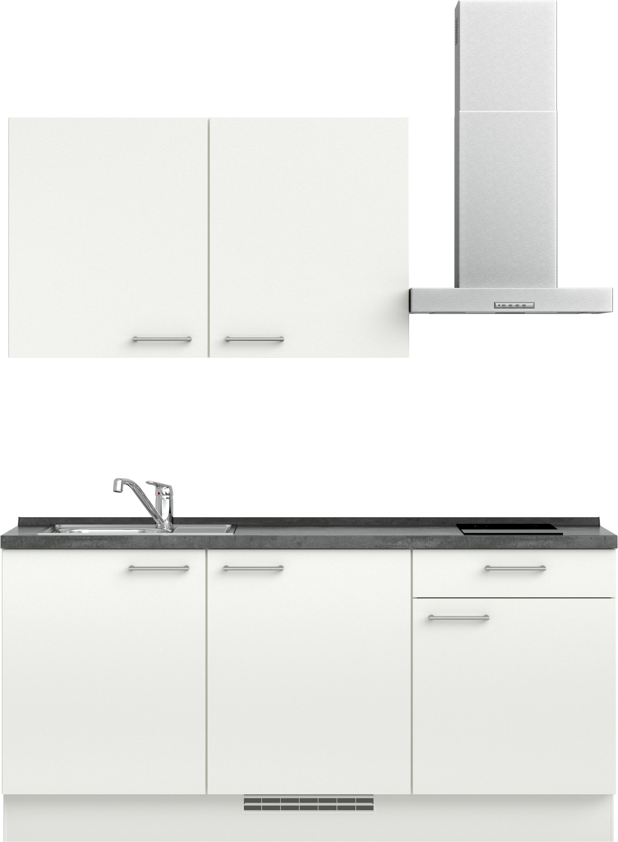 nobilia Küchenzeile ""Laser I",Ausrichtung wählbar, Breite 180 cm" vormonti günstig online kaufen