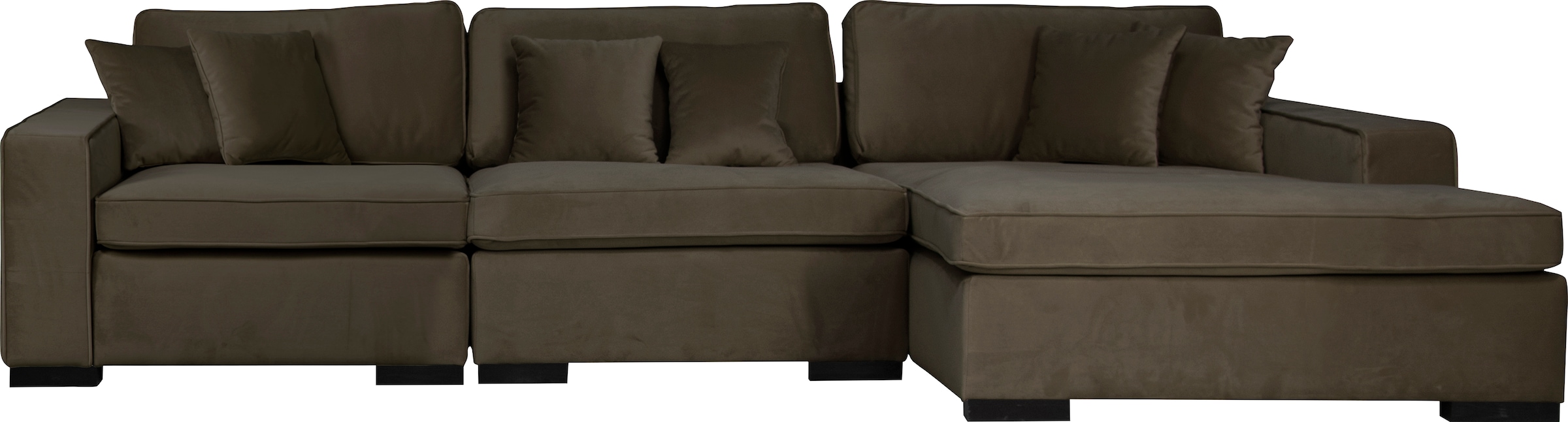 Guido Maria Kretschmer Home&Living Ottomane »Skara L-Form«, Lounge-Sofa mit Federkernpolsterung, in vielen Bezugsvarianten
