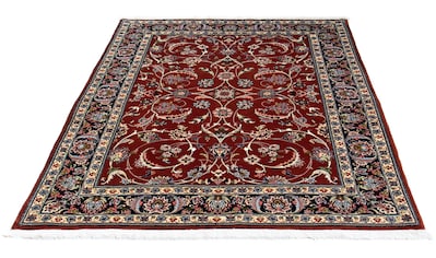 Orientteppich »Perser - Ghom - 181 x 136 cm - dunkelrot«, rechteckig