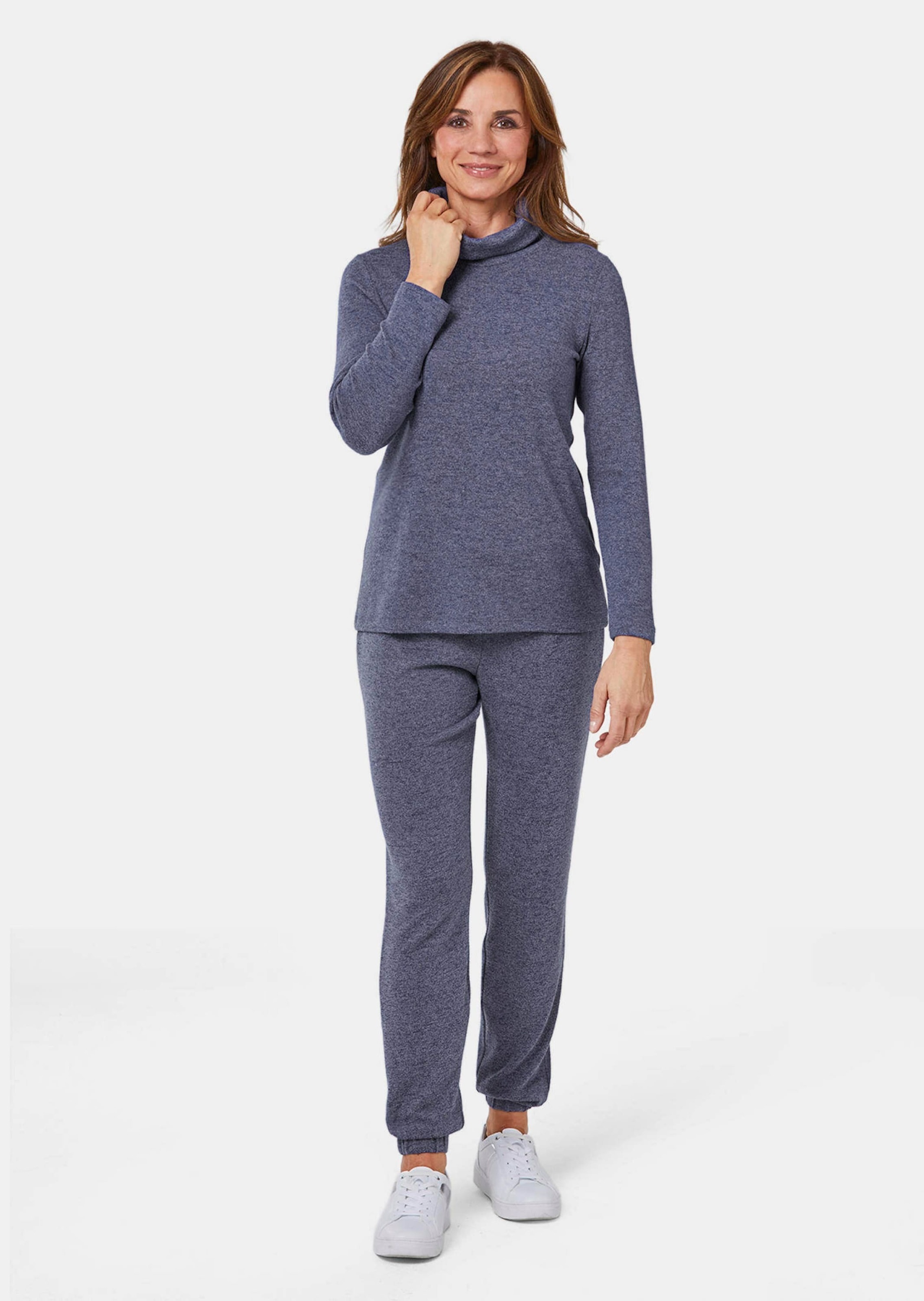 GOLDNER Rollkragenpullover »Kurzgröße Flauschig weiches Rollkragenshirt in Strickoptik«