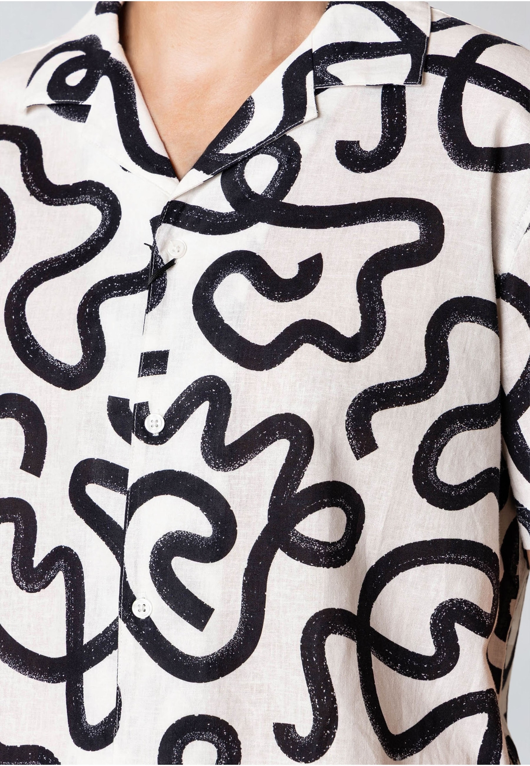Clean Cut Copenhagen Kurzarmhemd »Clean Cut Copenhagen Bowling Cleave Printed S/S Shirt« 1