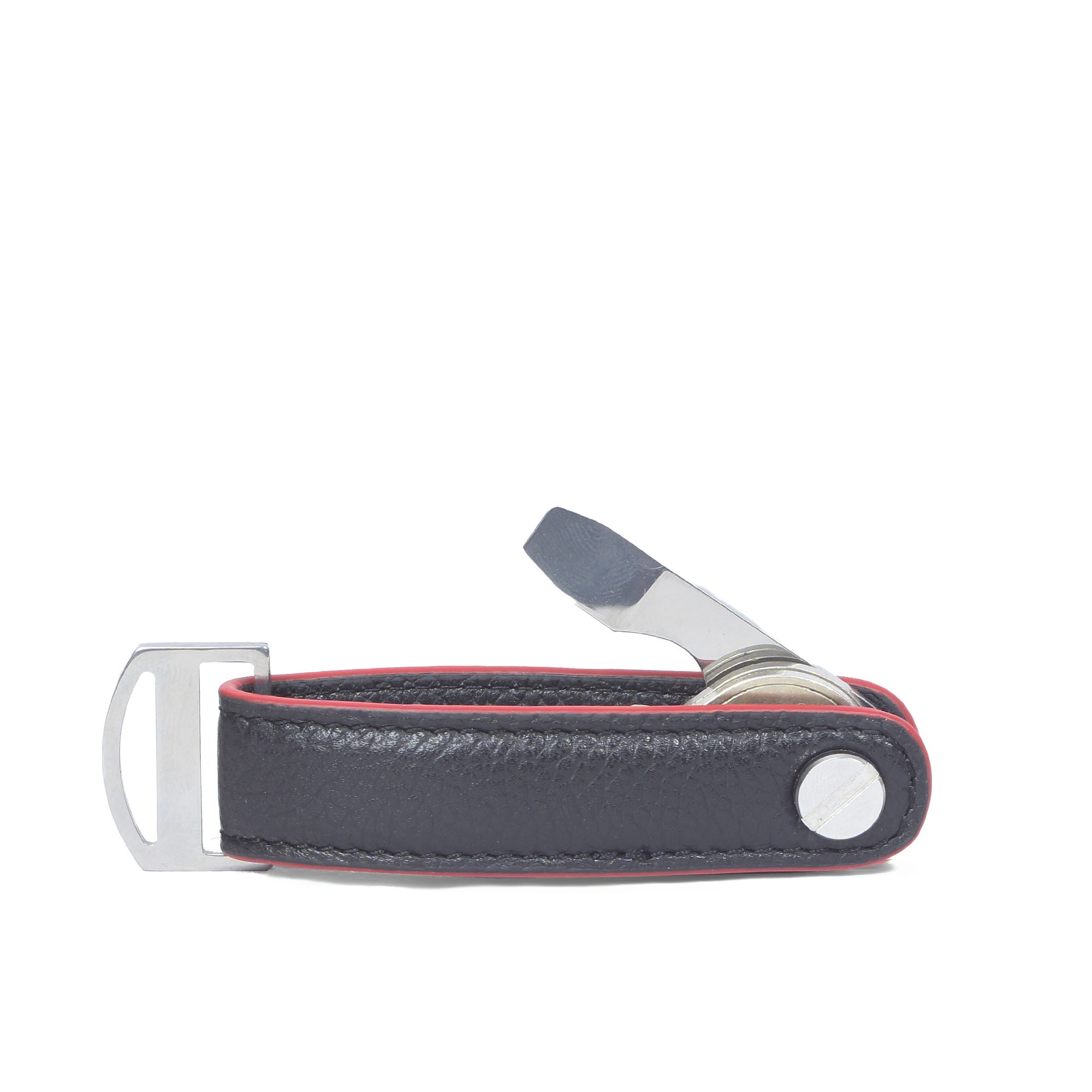 keycabins Schlüsselanhänger »Loop-leather S4« SWISS Design