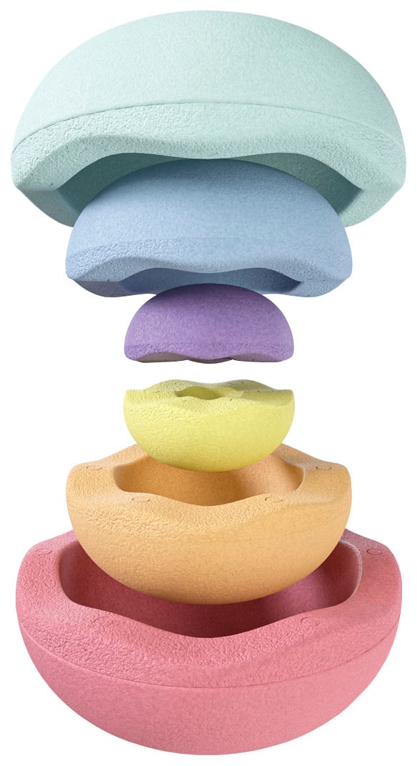 Stapelstein Balancetrainer »Inside rainbow pastel«, (Set, 6 tlg.), bis zu 50 kg belastbar