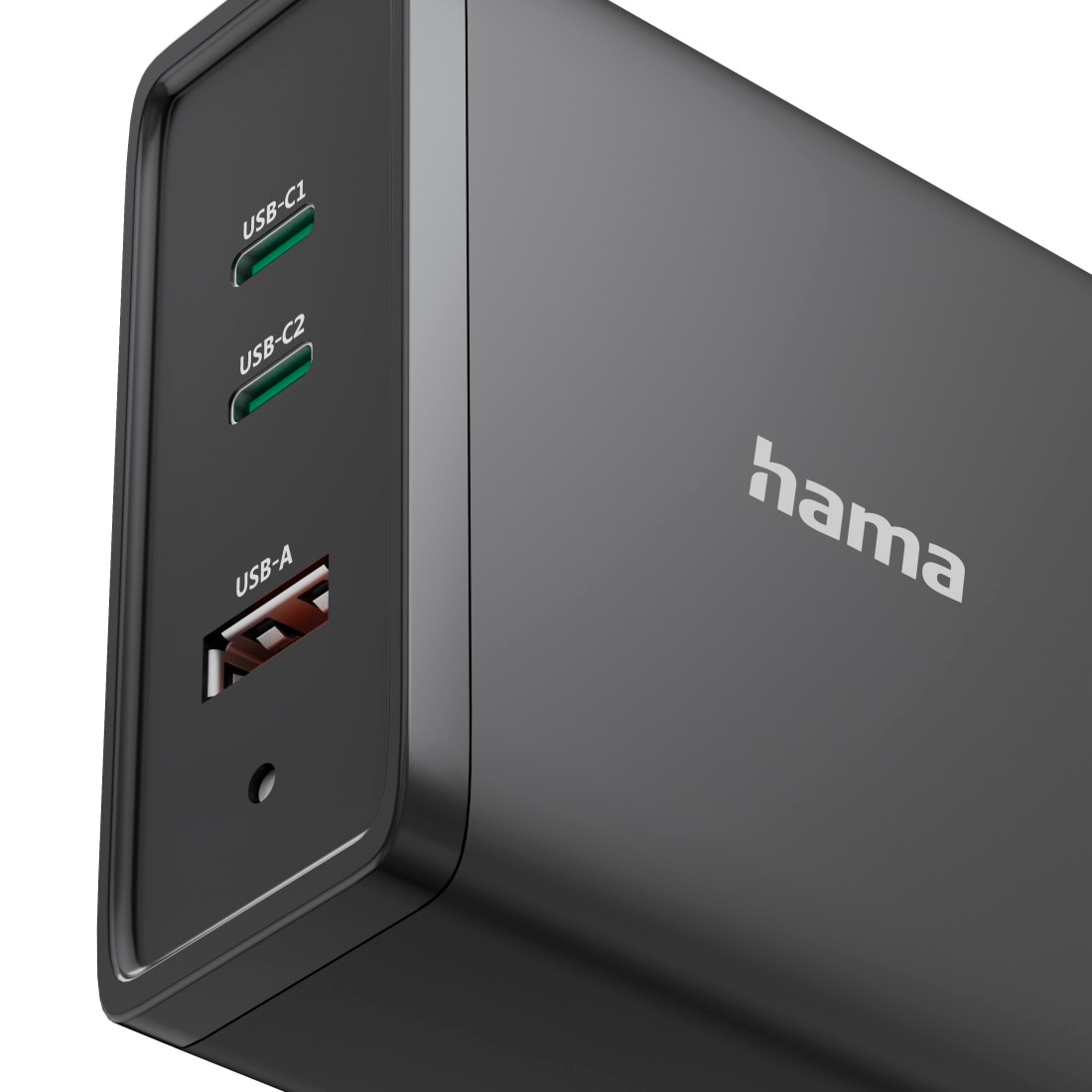 Hama Universal-Ladegerät »USB-C Ladestation, GaN, 2x USB-C, 1x USB-A, Power Delivery (PD), 140W«, Netzteil Smartphone, Ladeadapter für Handy Laptop Tablet eBook