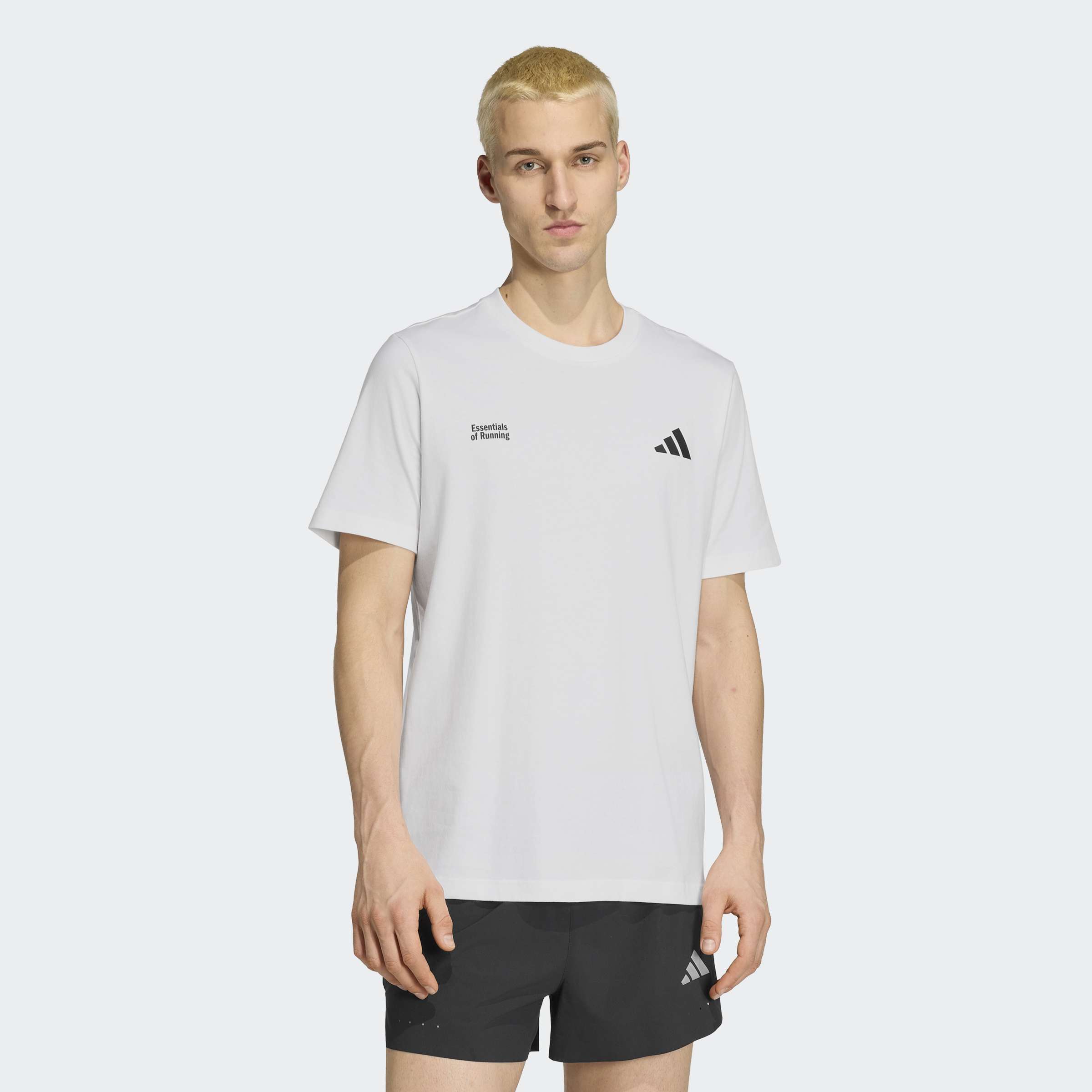 adidas Performance Laufshirt "RUN ESSENTIALS GRAFIK" aus Baumwolle, für Erwachsene