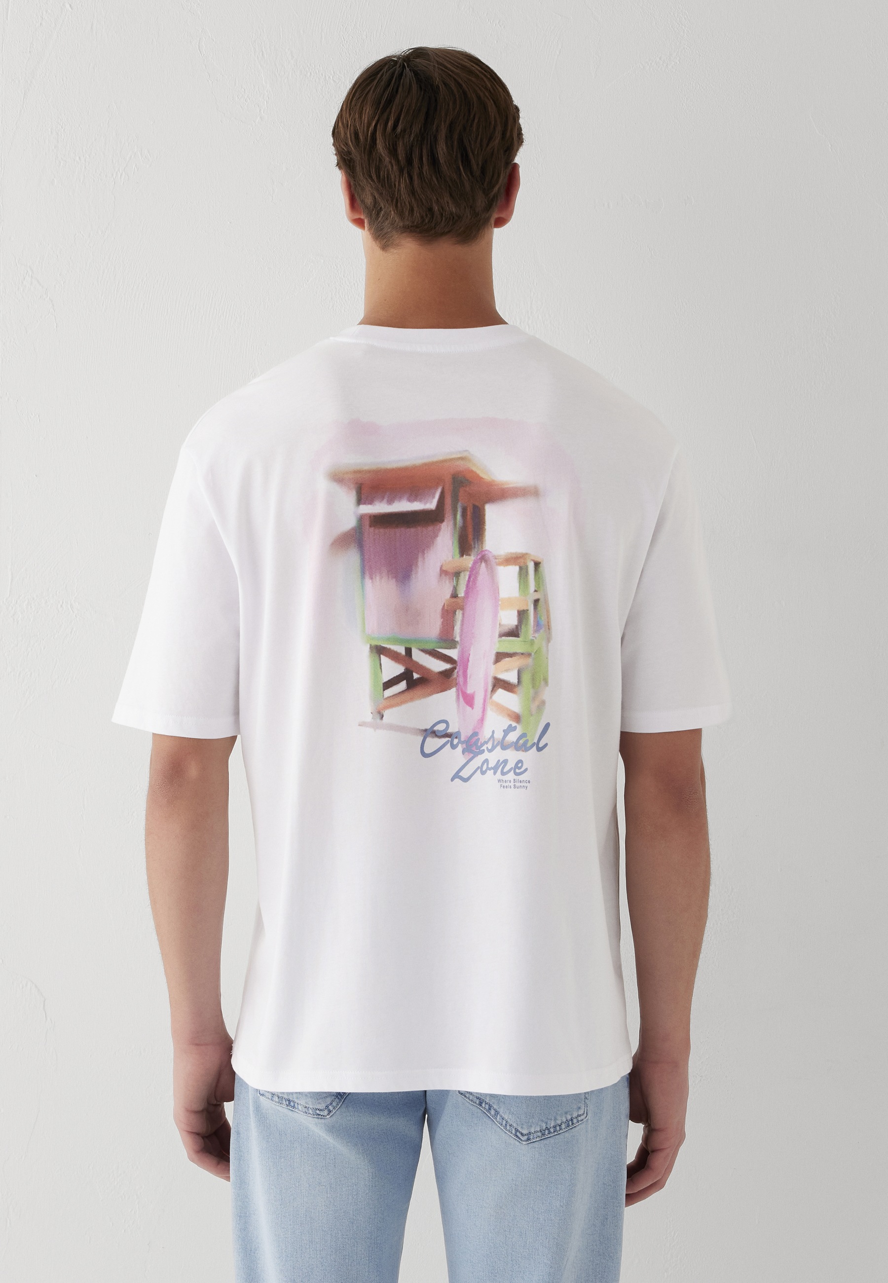 Mavi T-Shirt »COASTAL ZONE TEE« Backprint T-Shirt