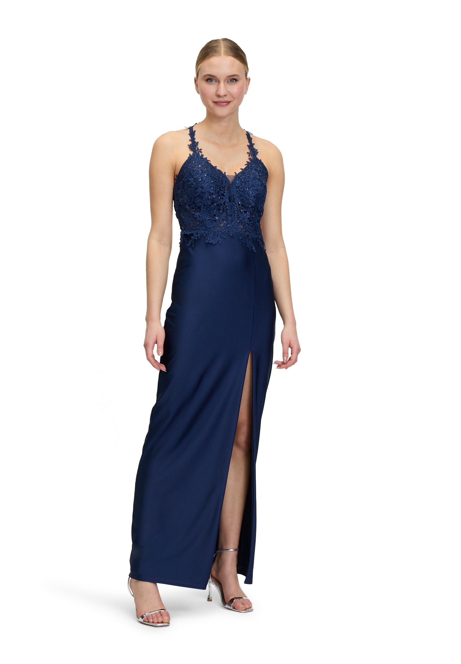 Vera Mont Abendkleid "Vera Mont Damen Abendkleid mit Strass", Rückenfrei günstig online kaufen