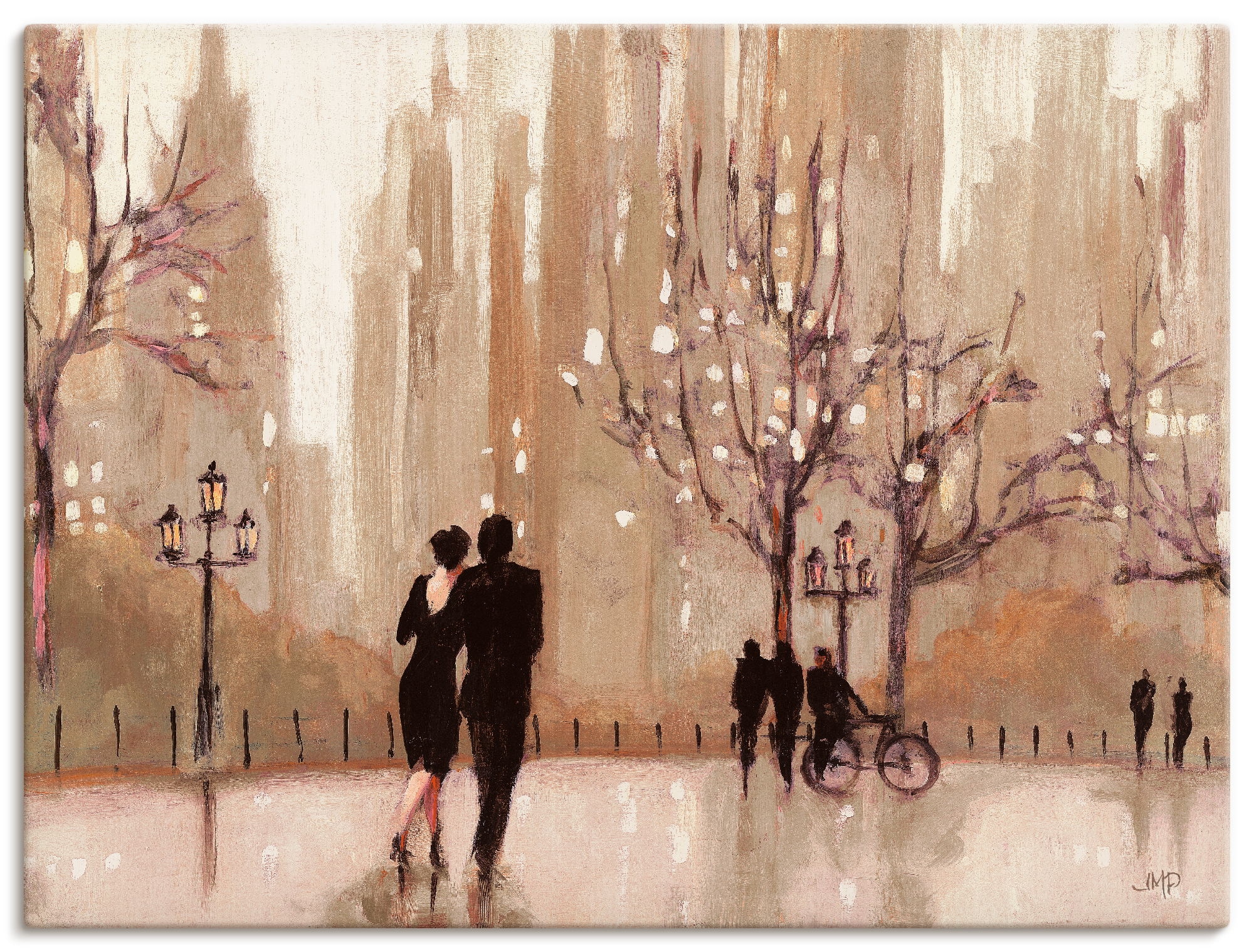 Artland Wandbild "Ein Abend in der Natur" Paar 1 Stk. tlg. als Leinwandbild günstig online kaufen