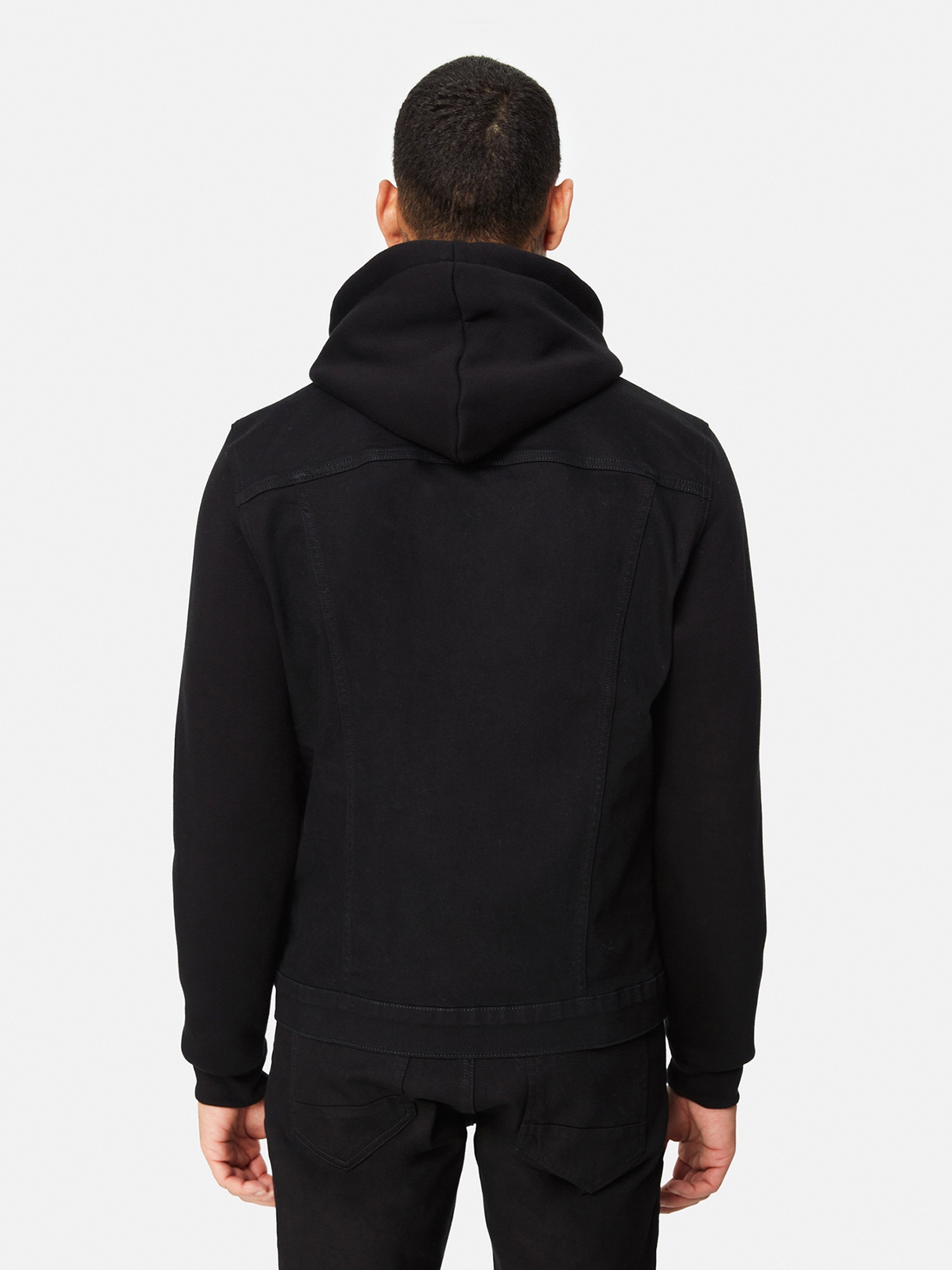 Mavi Jeansjacke »JERRY«, mit Kapuze, Jeansjacke mit Jerseyärmeln