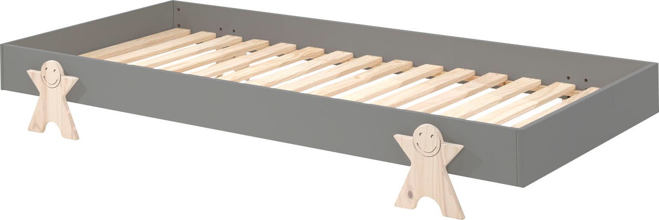 Vipack Kinderbett "Modulo, stapelbares Einzelbett, inkl. Rolllattenrost, 2 günstig online kaufen