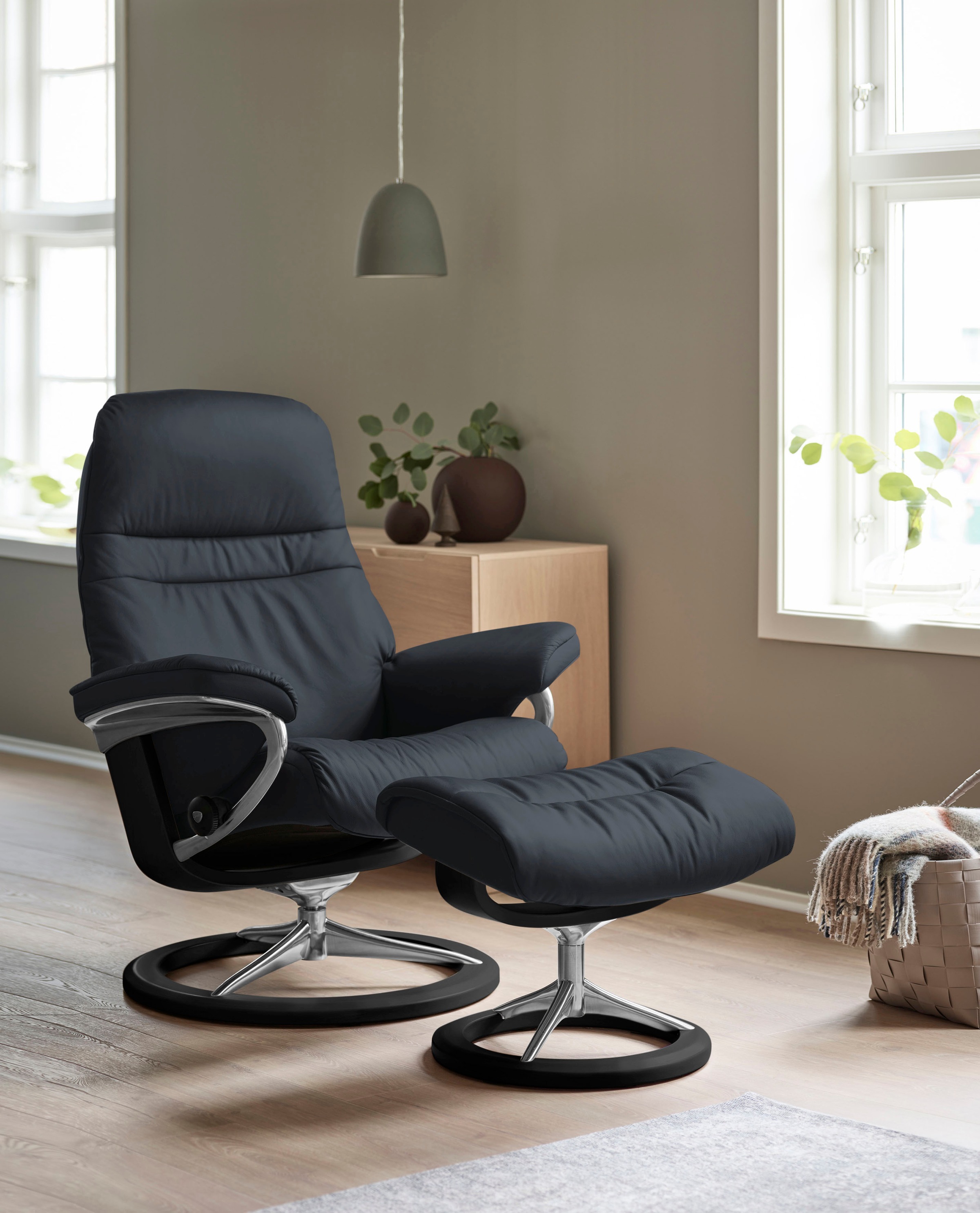 Stressless® Fußhocker »Sunrise«, mit Signature Base, Gestell Schwarz