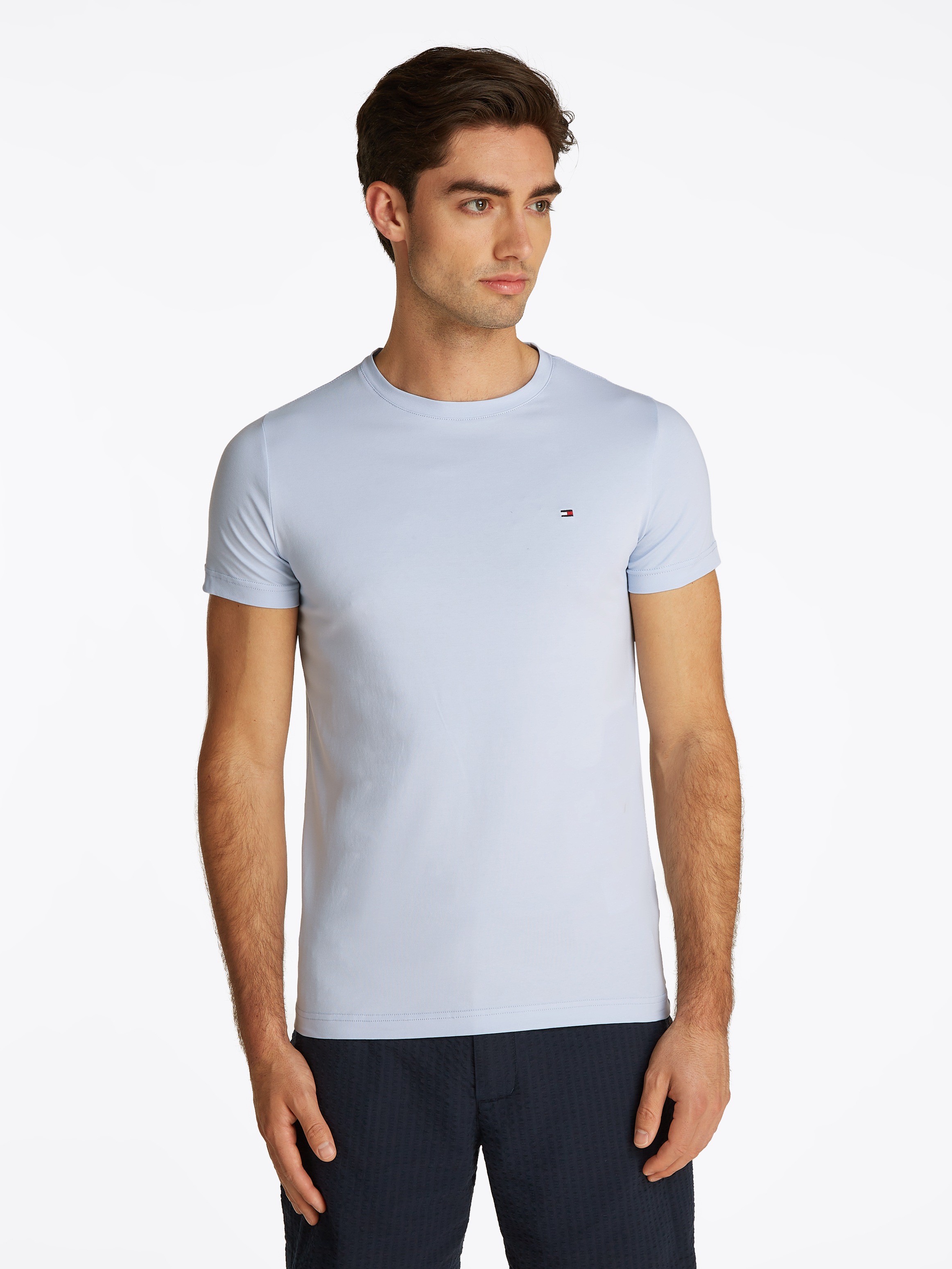 Thumbnail - Tommy Hilfiger "STRETCH SLIM FIT TEE" mit Rundhalsausschnitt