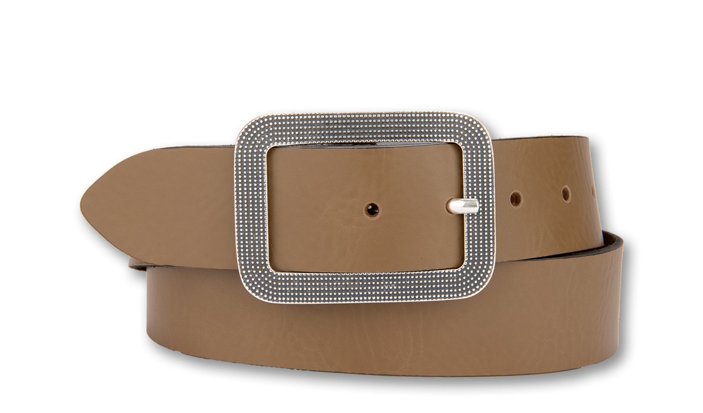 BERND GÖTZ Ledergürtel »Ledergürtel mit Designschließe im breiten Stil«