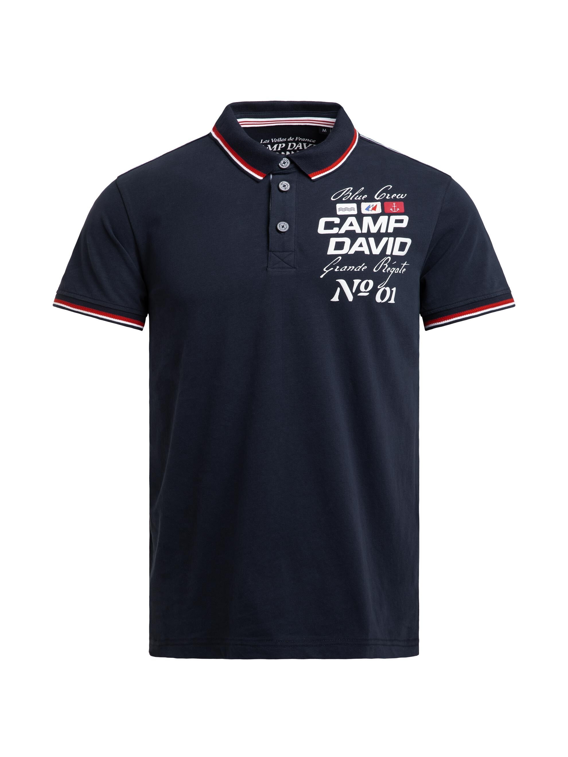 CAMP DAVID Poloshirt aus Baumwolle