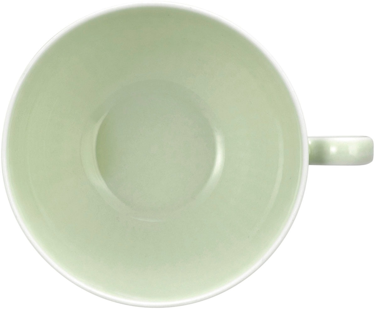 Seltmann Weiden Geschirr-Set »Teeservice 18-teilig klein Amina seladon«, (Set, 18 tlg., Set), Teller, Tassen, grün, Amina