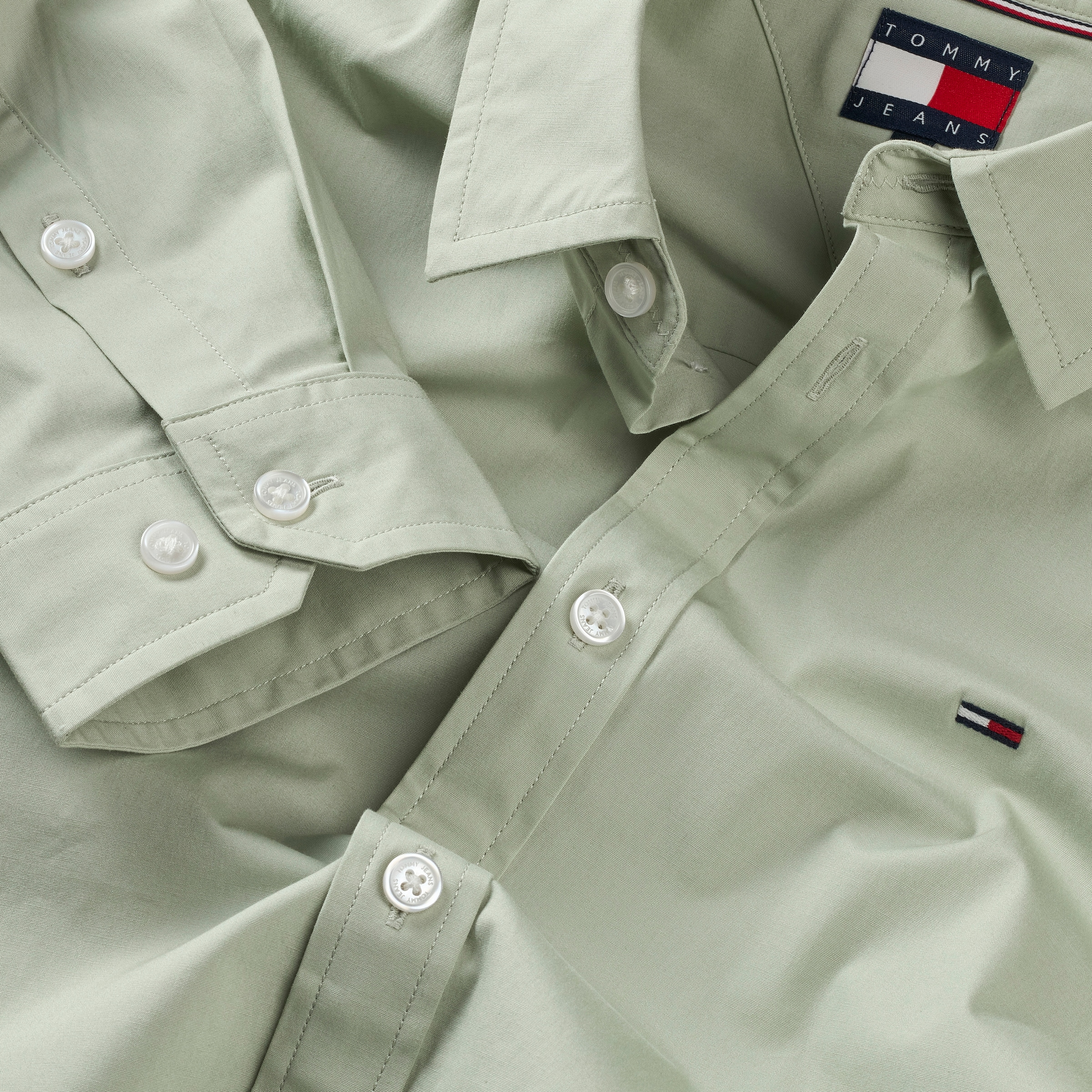 Tommy Jeans Langarmhemd »Sabim Stretch Hemd Shirt«, Stretch Hemd, Premium, Slim Fit, mit Elasthan