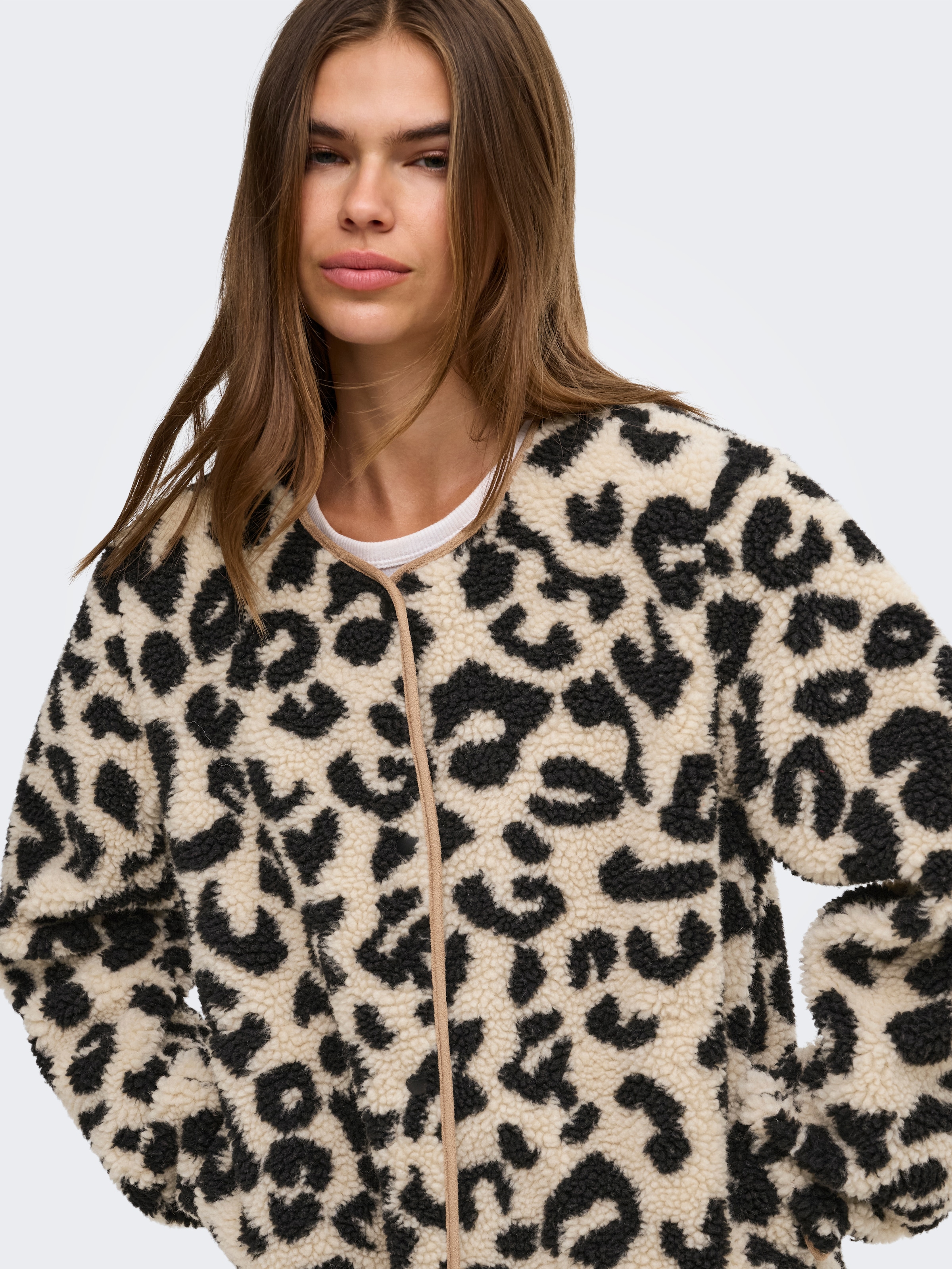 ONLY Plüschjacke »ONLLONA LIFE TEDDY JACKET CS OTW« Polyester