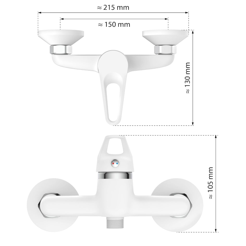 Eisl Badarmatur »3-teilige Serie SPEED«, (Set)