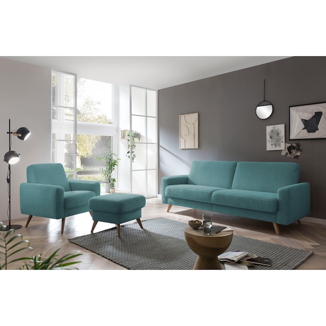 exxpo - sofa fashion 3-Sitzer »Samso«, Inklusive Bettfunktion und Bettkasten  bestellen | BAUR