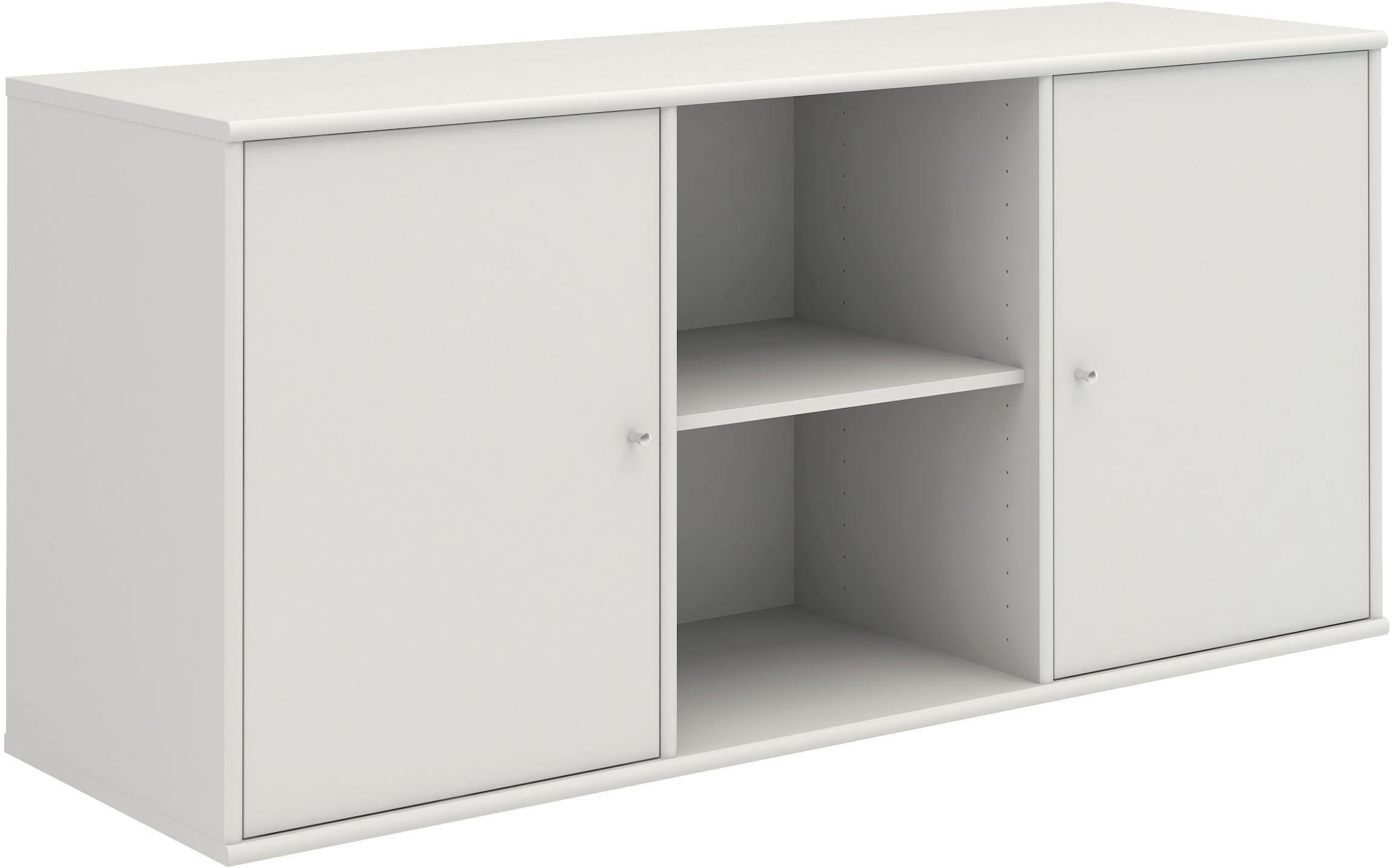Hammel Furniture Sideboard »Mistral, Hochwertig Schrank, hängend/stehend montierbar«, mit zwei Türen, B: 133 cm, anpassungsbar Designmöbel