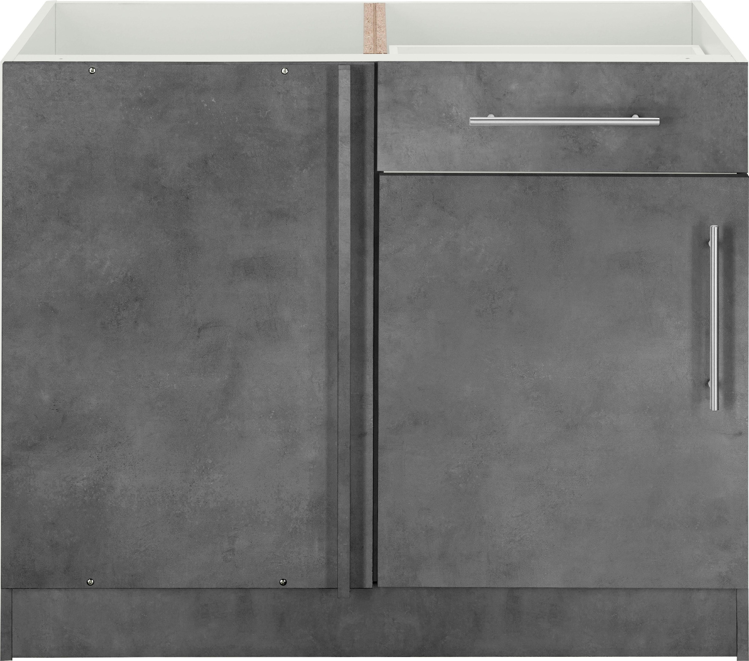 wiho Küchen Eckunterschrank "Cali", 100 cm breit, Planungsmaß 110 cm, ohne Arbeitsplatte