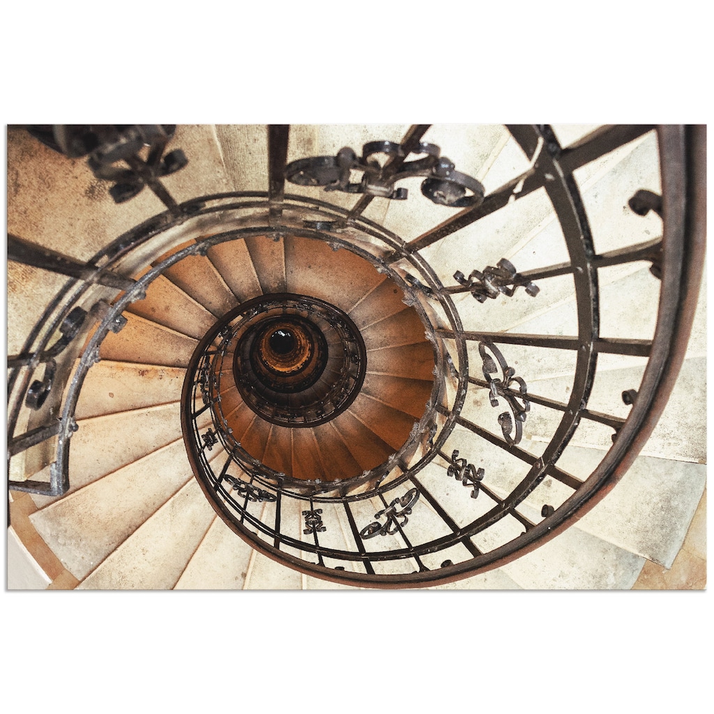 Artland Wandbild »Treppe«, Architektonische Elemente, (1 St.)