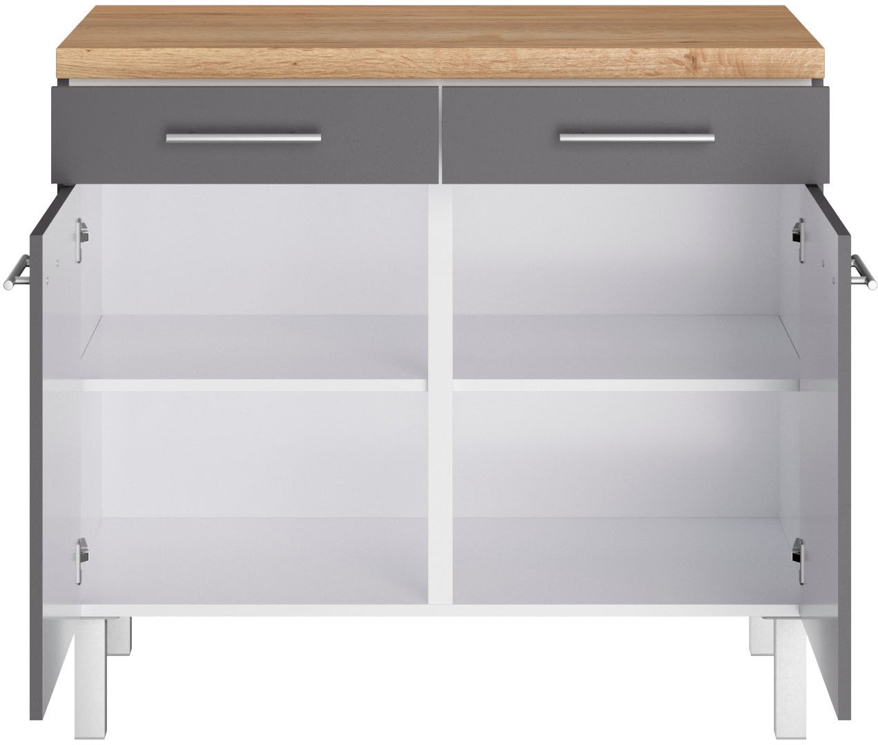 Thumbnail - OPTIFIT Unterschrank Breite 100 cm, 2 Türen, 2 Schubkästen