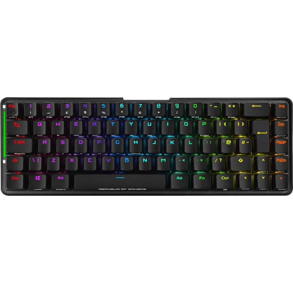 Asus Gaming-Tastatur »ROG Falchion«, (Multimedia-Tasten-Windows-Sperrtaste-Makrotasten-Fn-Tasten-Profil-Speicher-USB-Anschluss)