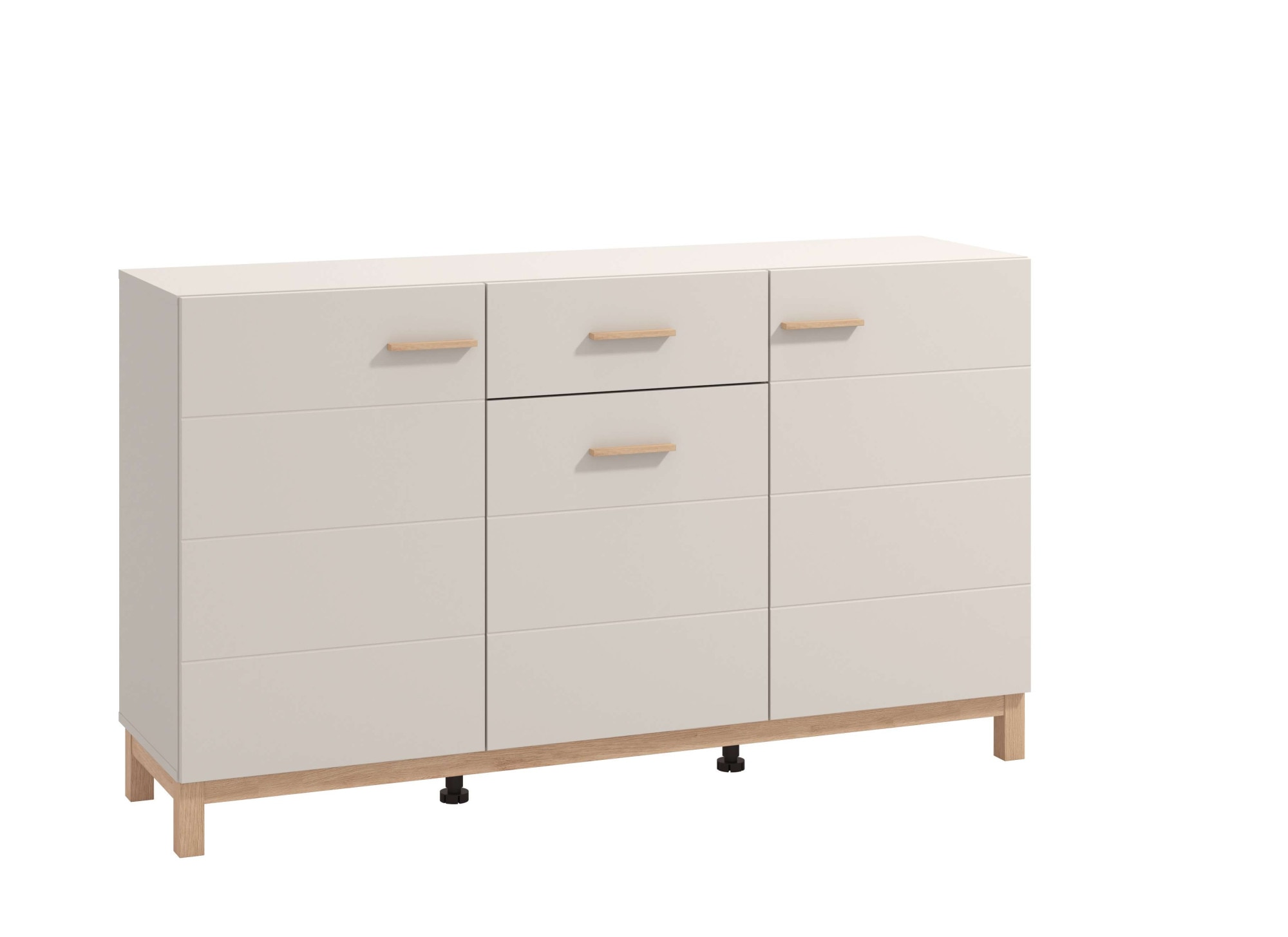 Home affaire Sideboard "Essex, Kommode, Kombikommode, Anrichte, Schrank" Modernes Sideboard: Kaschmir-Dekor, 3 Türen & 1 Schublade