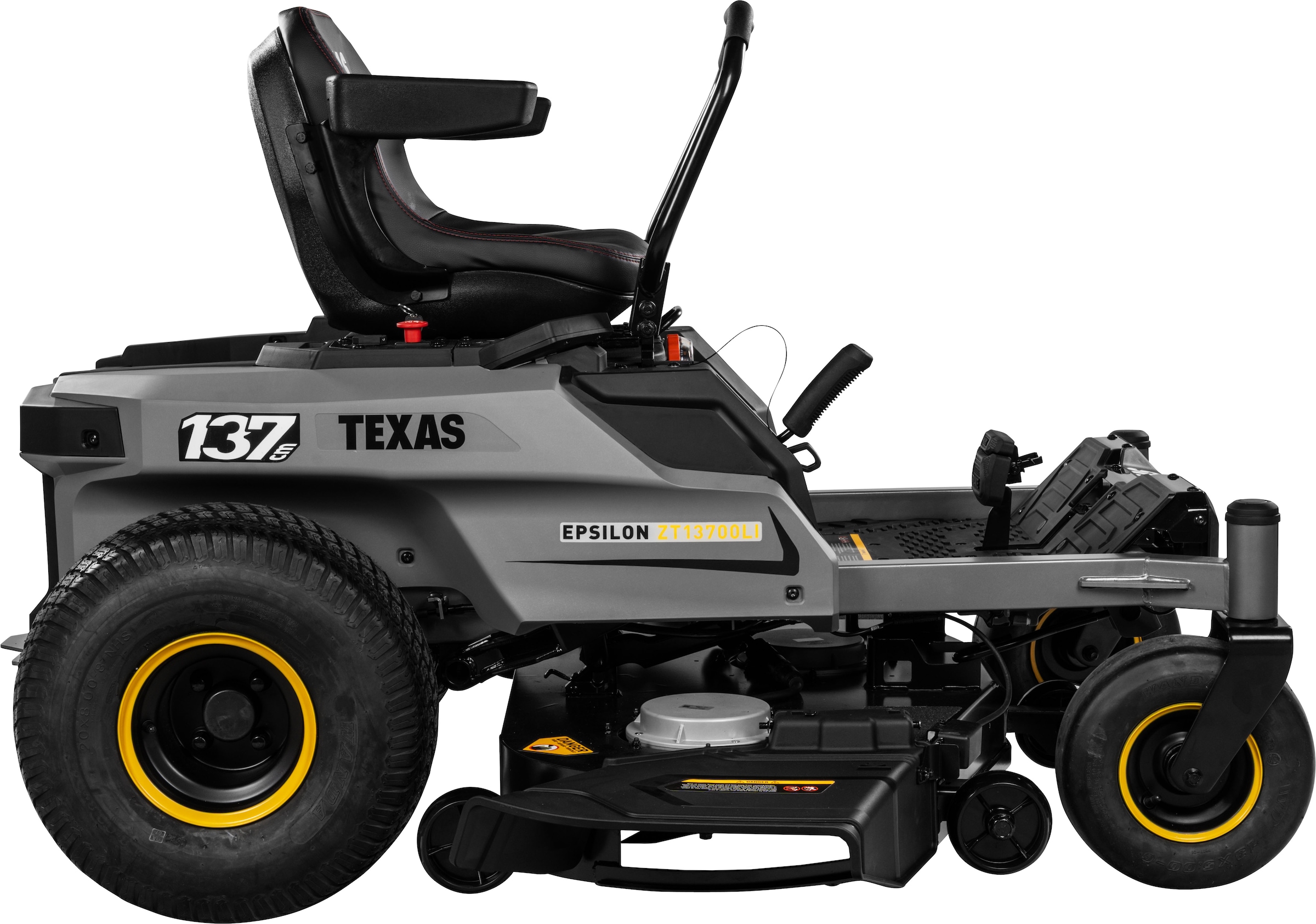 Texas Akku-Rasentraktor »Epsilon ZT13700Li« 72 V Akku, 12 Schnitthöhen