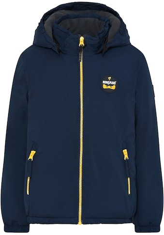 Outdoorjacke, mit Kapuze, mit Logoprägung