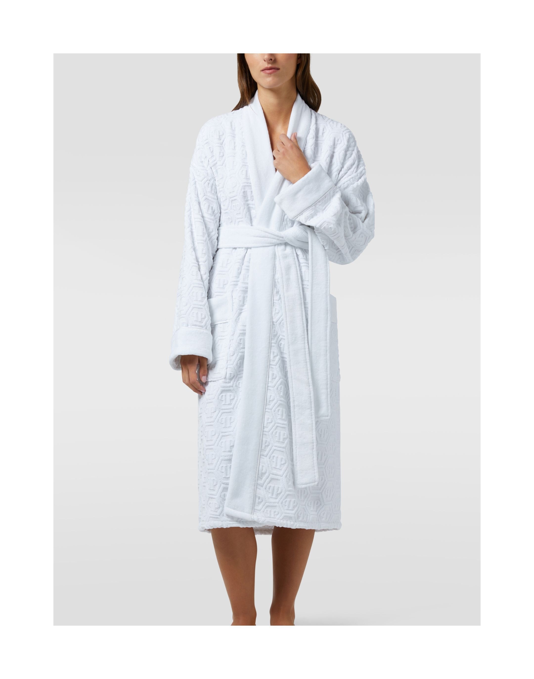 PHILIPP PLEIN Bademantel "Kimono Bathrobe Hexagon" günstig online kaufen