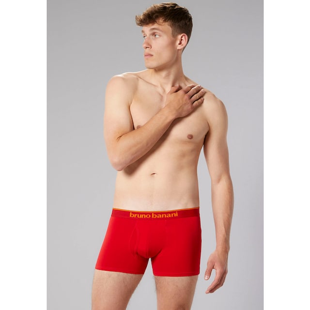 Bruno Banani Boxershorts »Short 2Pack Quick Access«, (Packung, 2 St.), Kontrastfarbene  Details online bestellen | BAUR