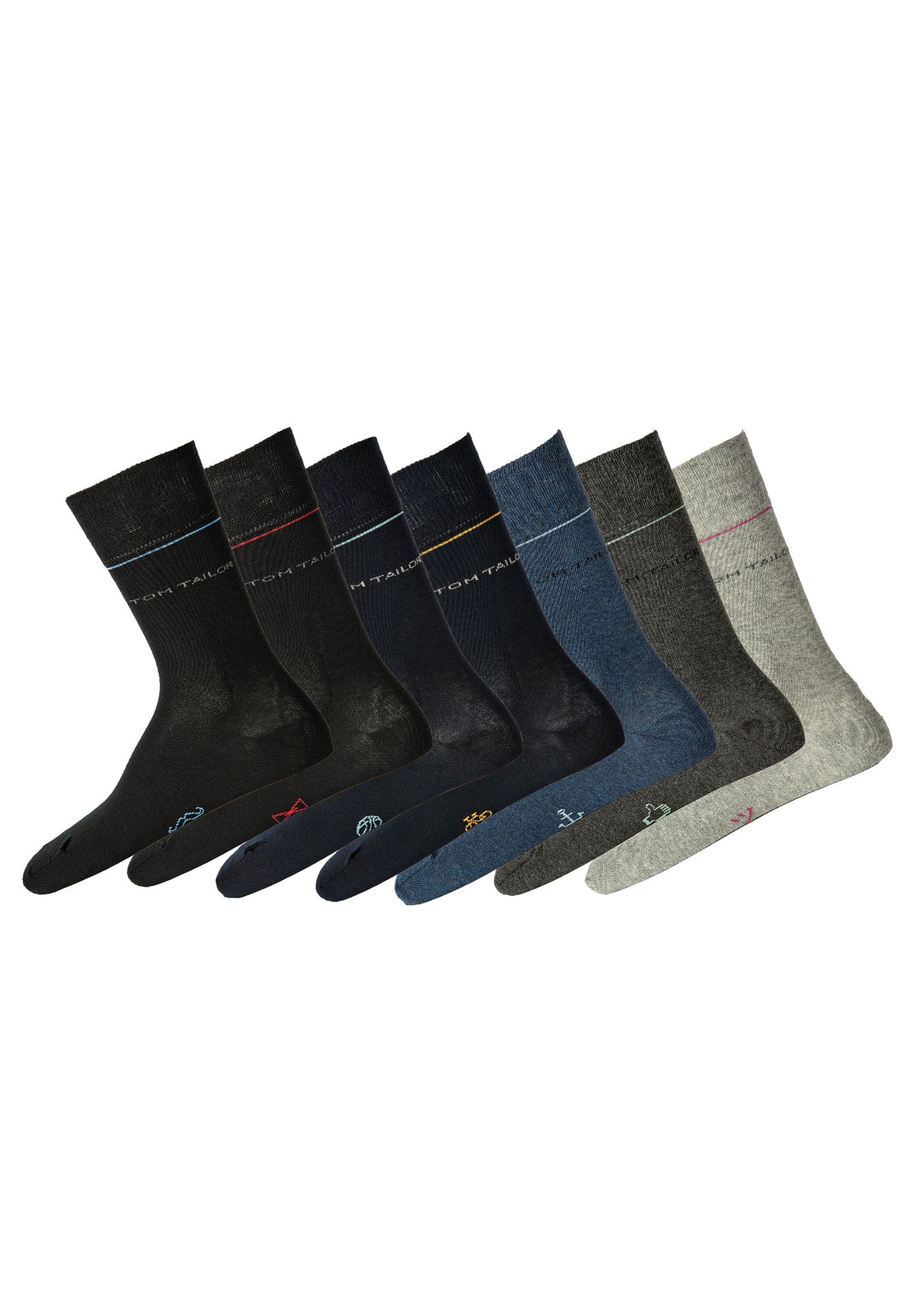 TOM TAILOR Kurzsocken "Socken 7er Pack" günstig online kaufen
