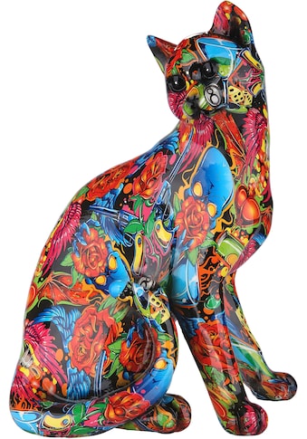 GILDE Dekofigur »Figur Pop Art Katze«, (1 St.), Dekoobjekt, Tierfigur, Höhe 29 cm,... kaufen