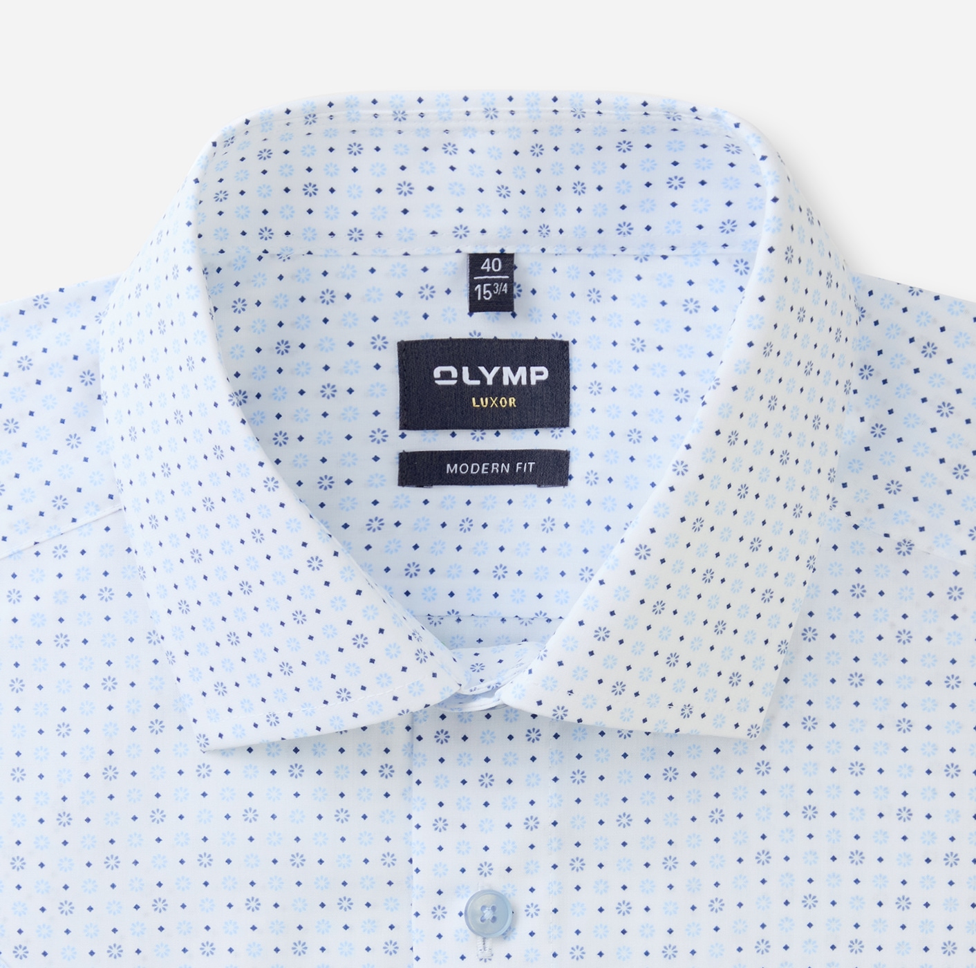 OLYMP Kurzarmhemd »Luxor modern fit«, mit mehrfarbigen Druck