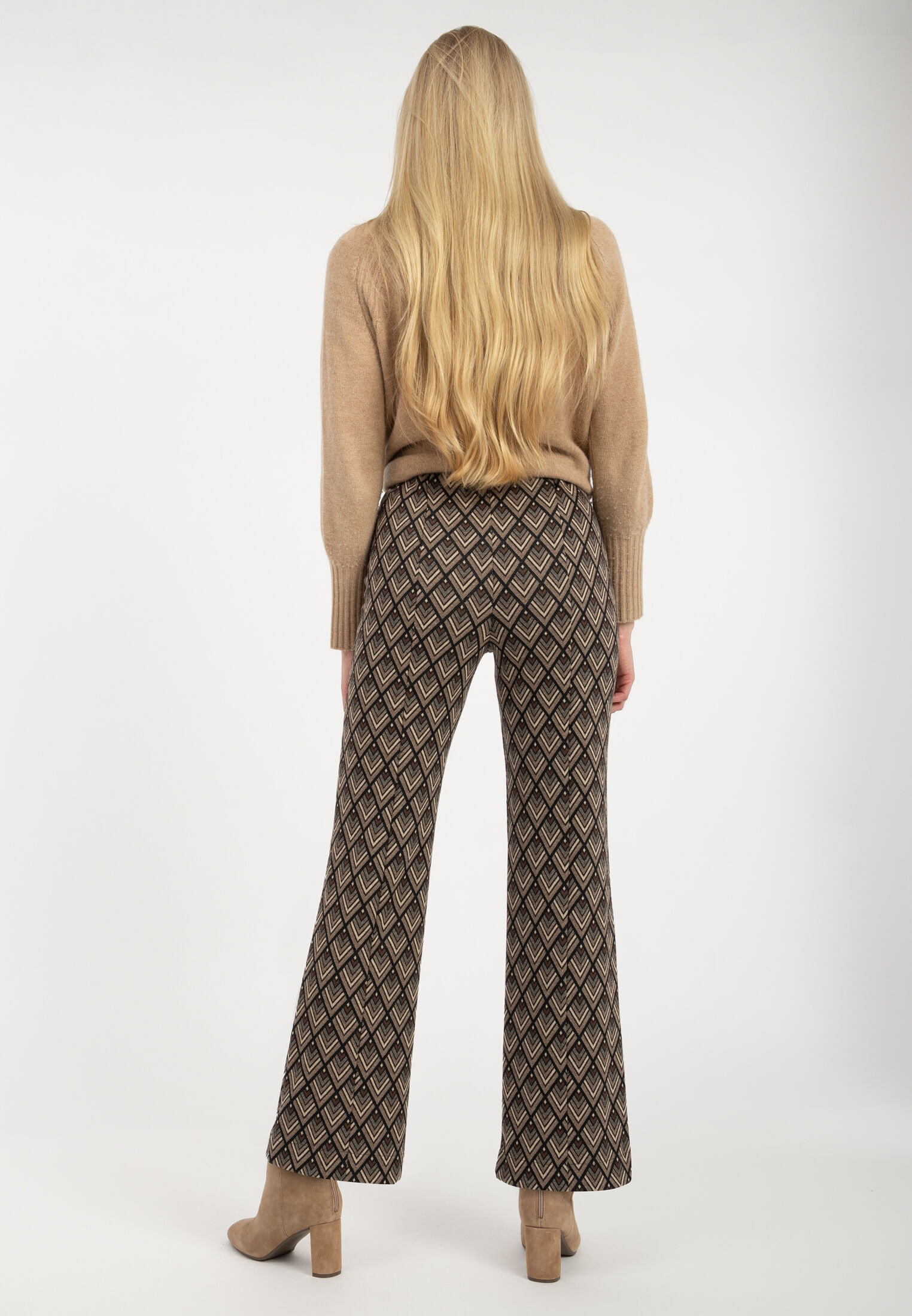 Recover Pants Stoffhose »JASMIN«, mit topmodischer Flared-Form