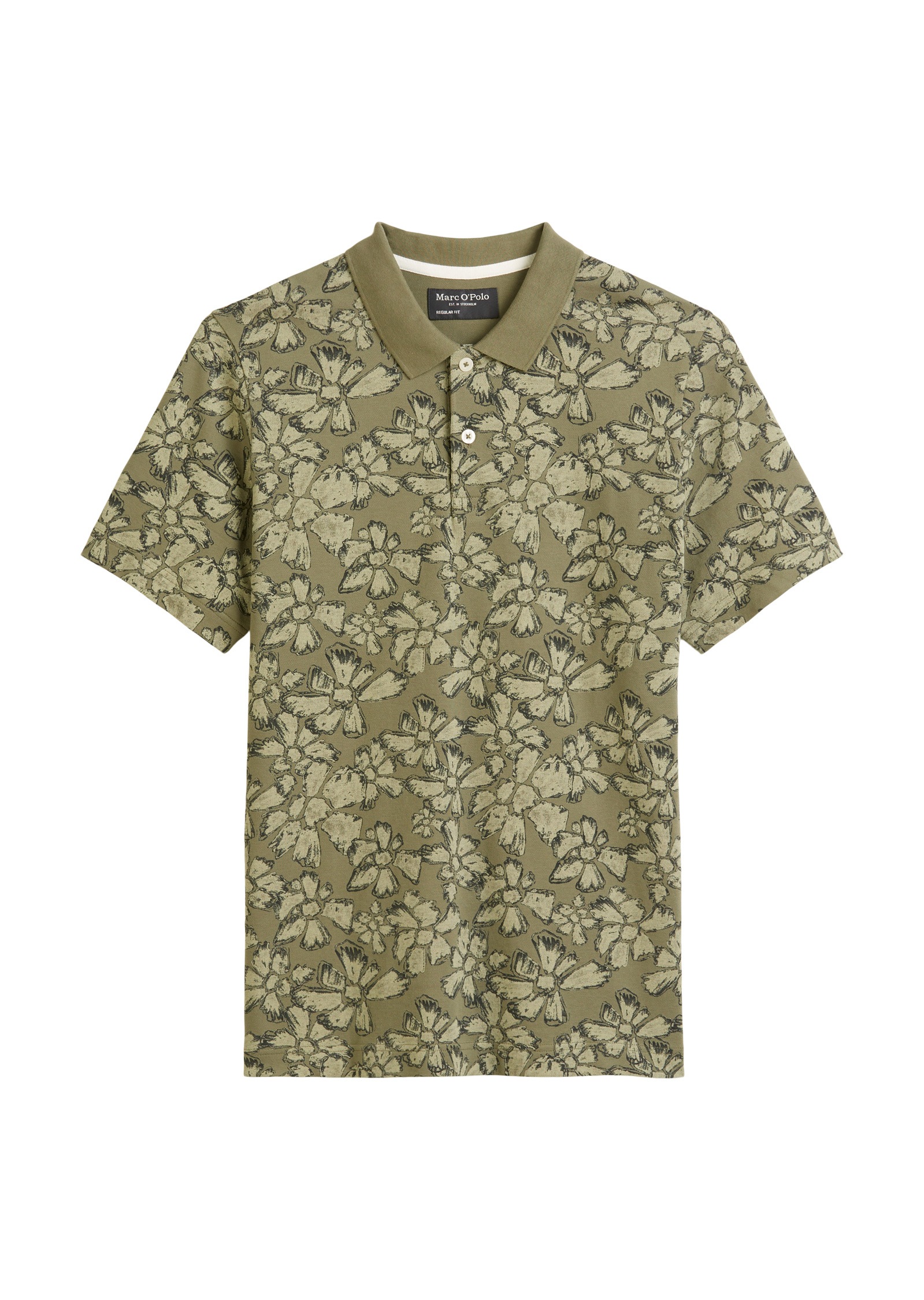 Marc O'Polo Poloshirt »aus Bio-Baumwoll-Mix«